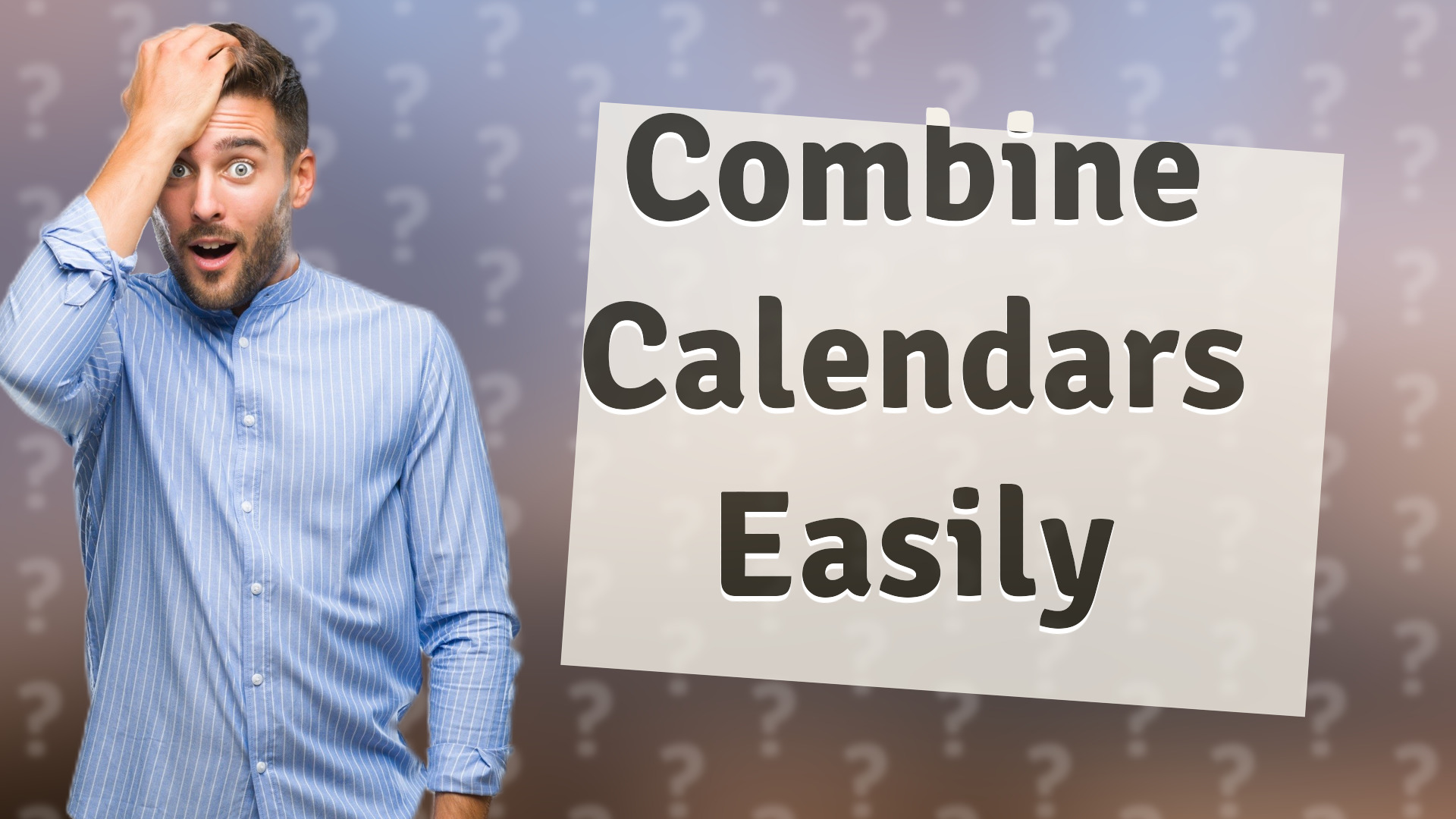 Combine Calendars Easily