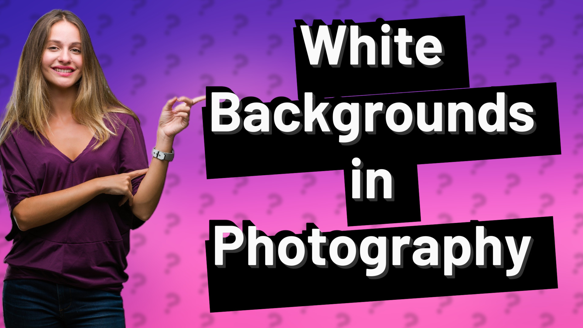 White Backgrounds in Photography
