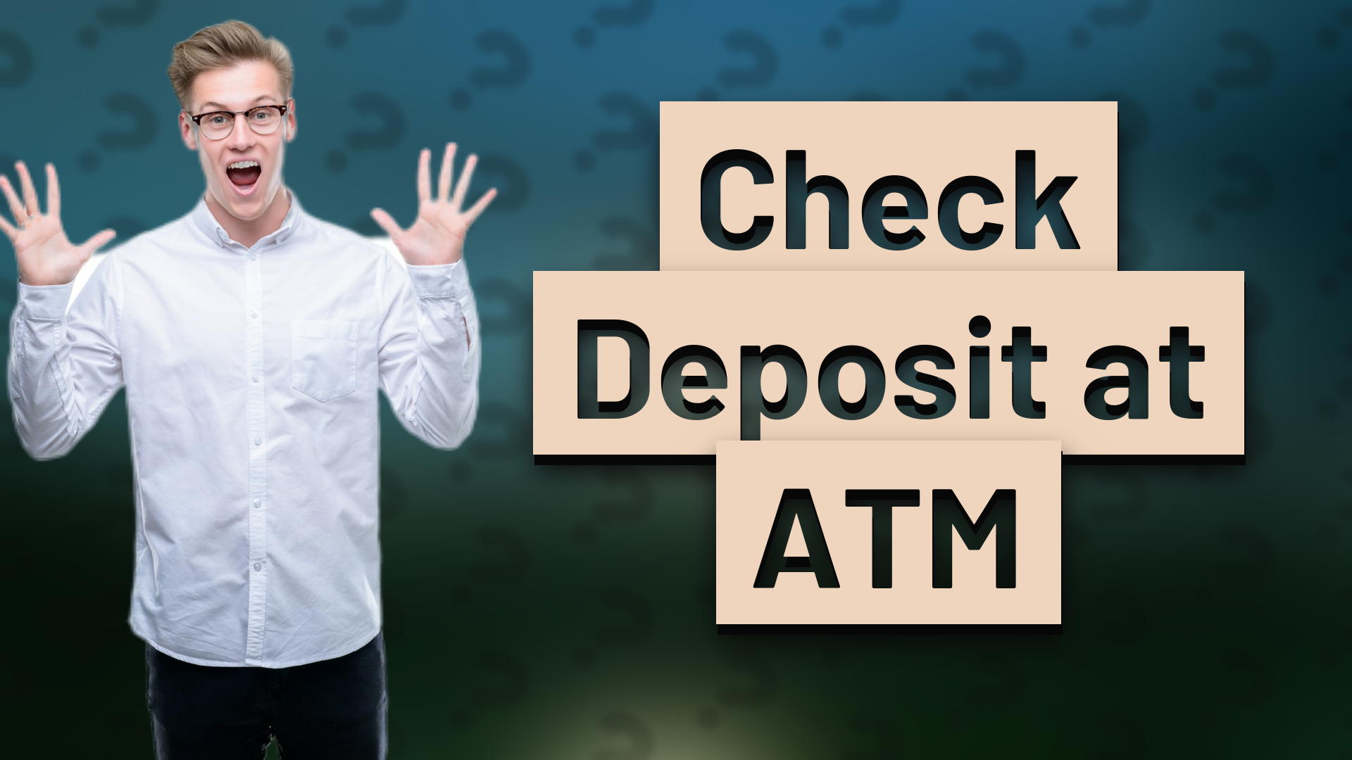 Check Deposit at ATM