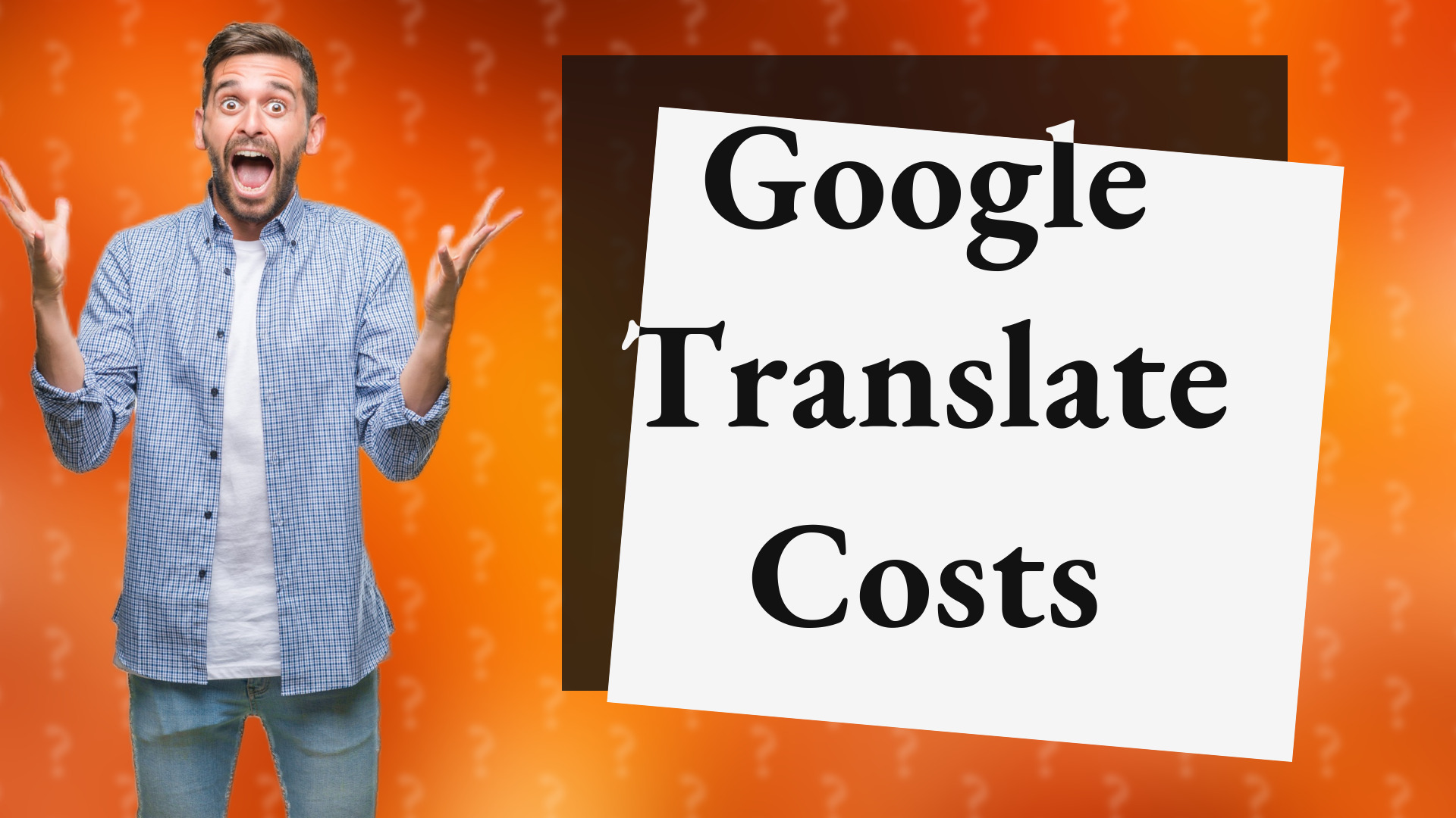 Google Translate Costs