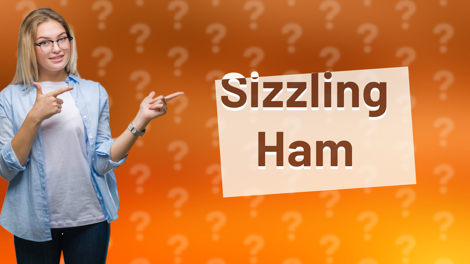 Sizzling Ham
