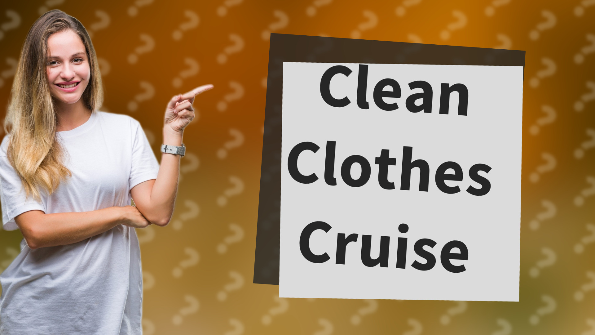 Clean Clothes Cruise