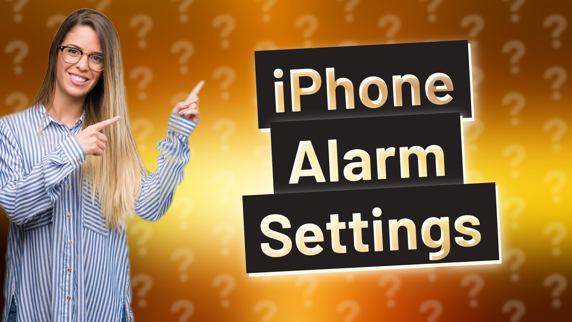 iPhone Alarm Settings