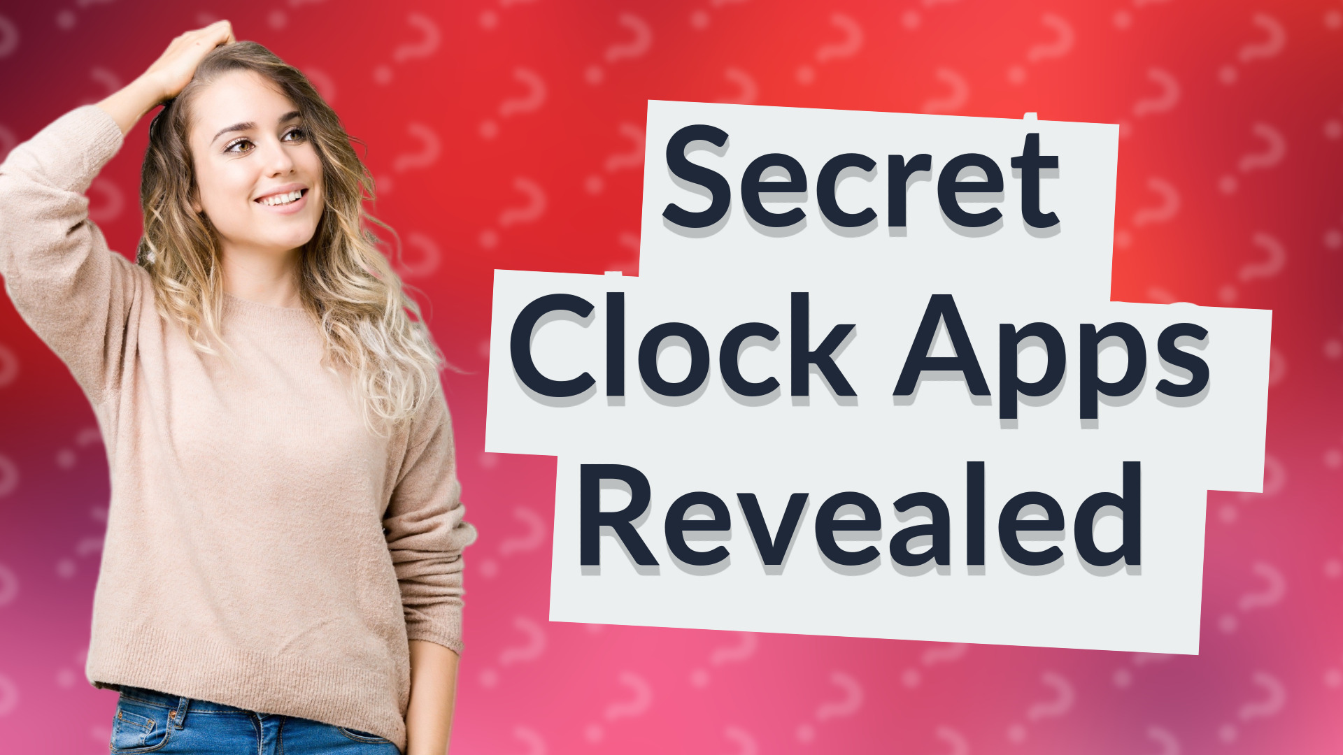 Secret Clock Apps Revealed