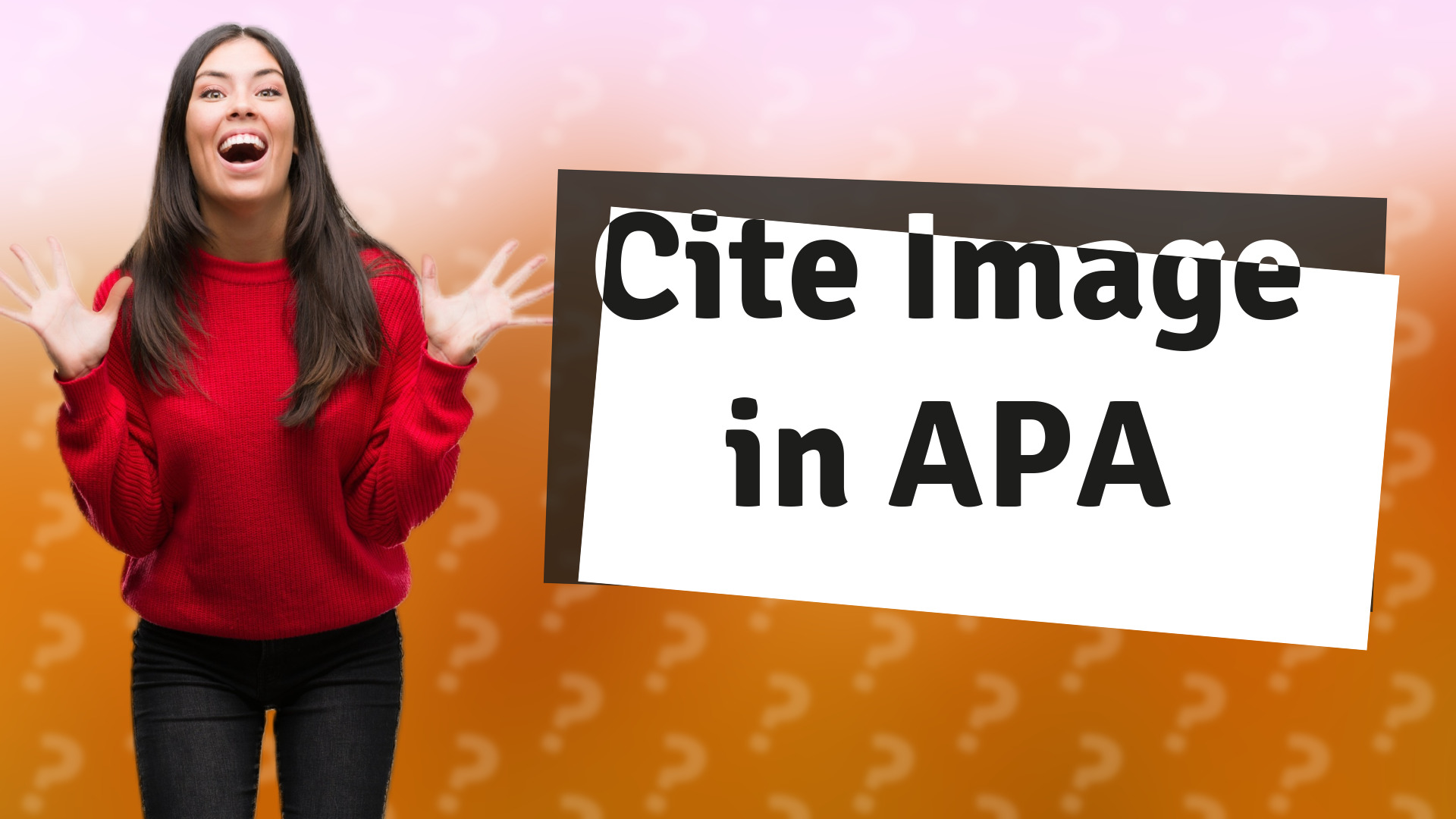 Cite Image in APA