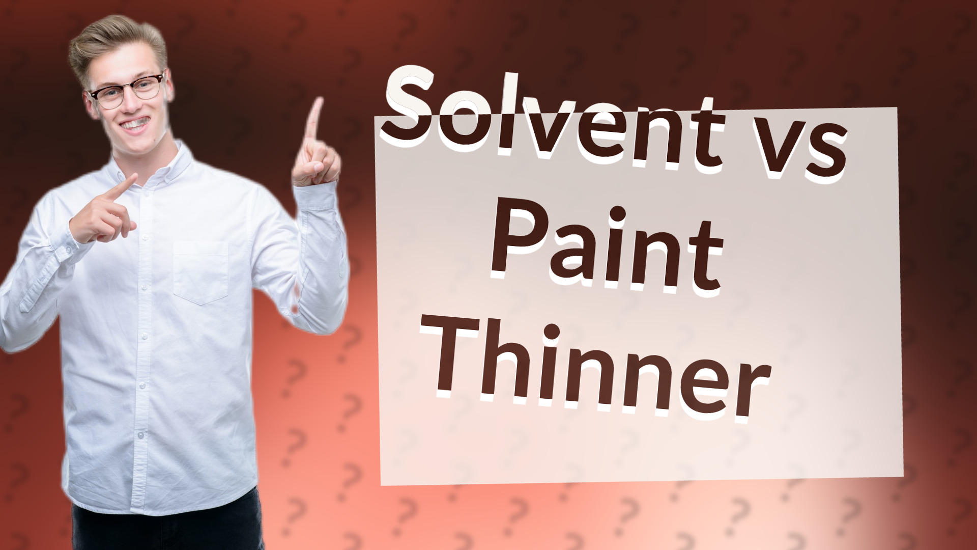 Solvent vs Paint Thinner