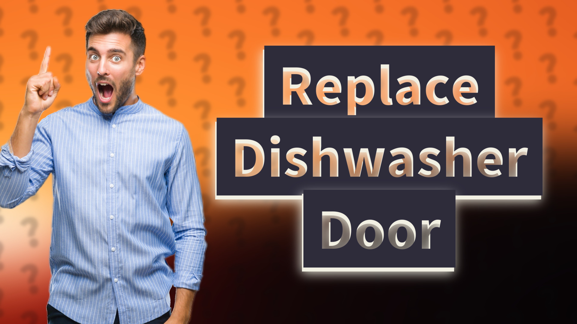 Replace Dishwasher Door