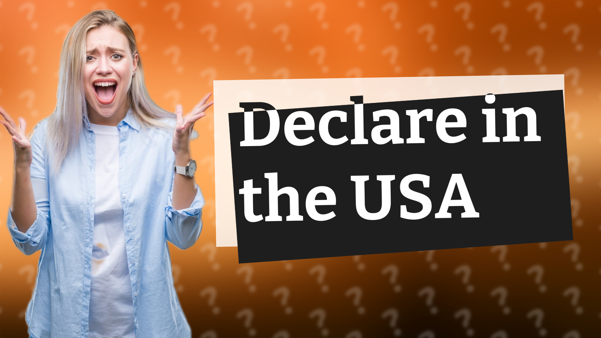 Declare in the USA