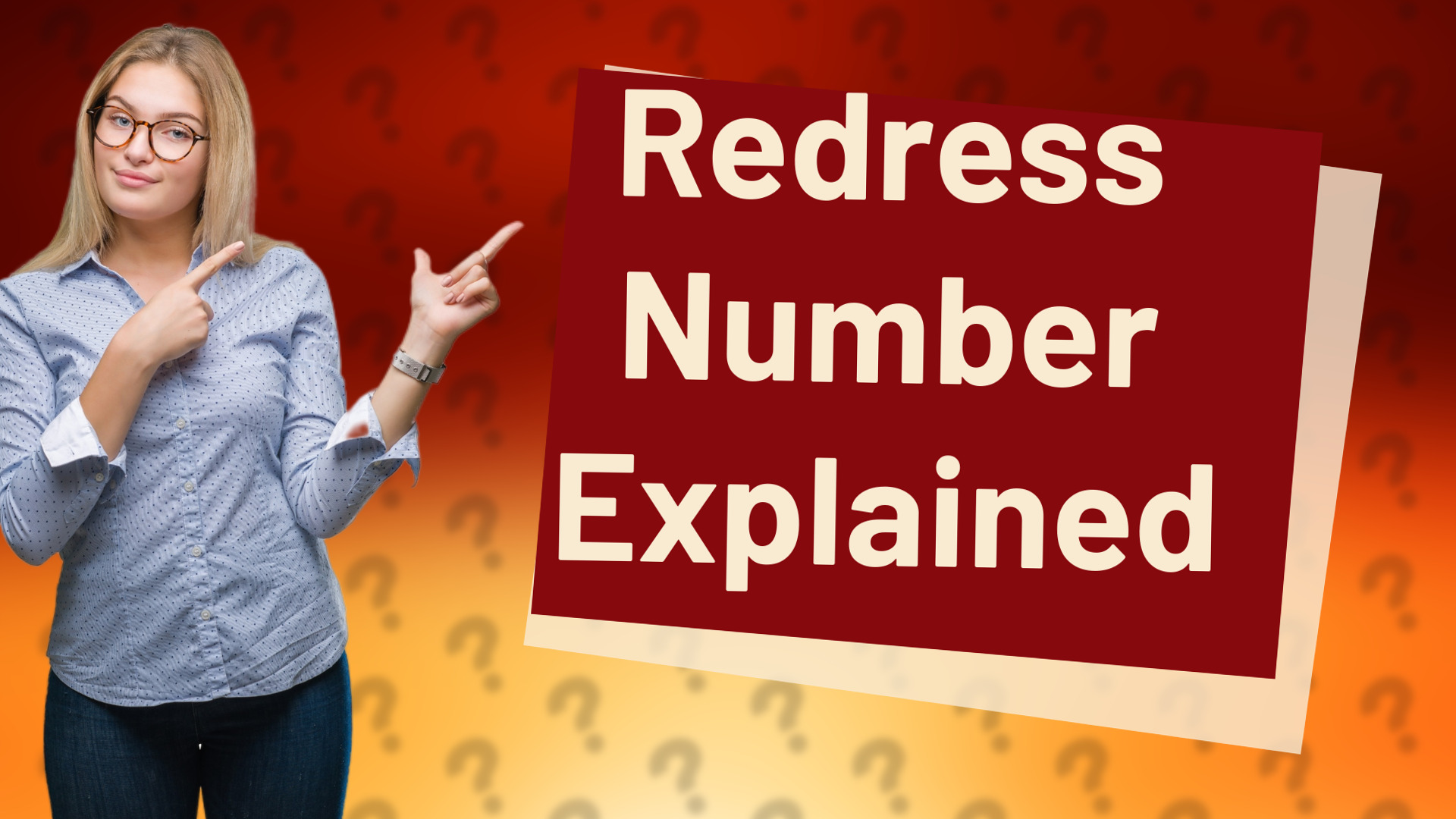 Redress Number Explained