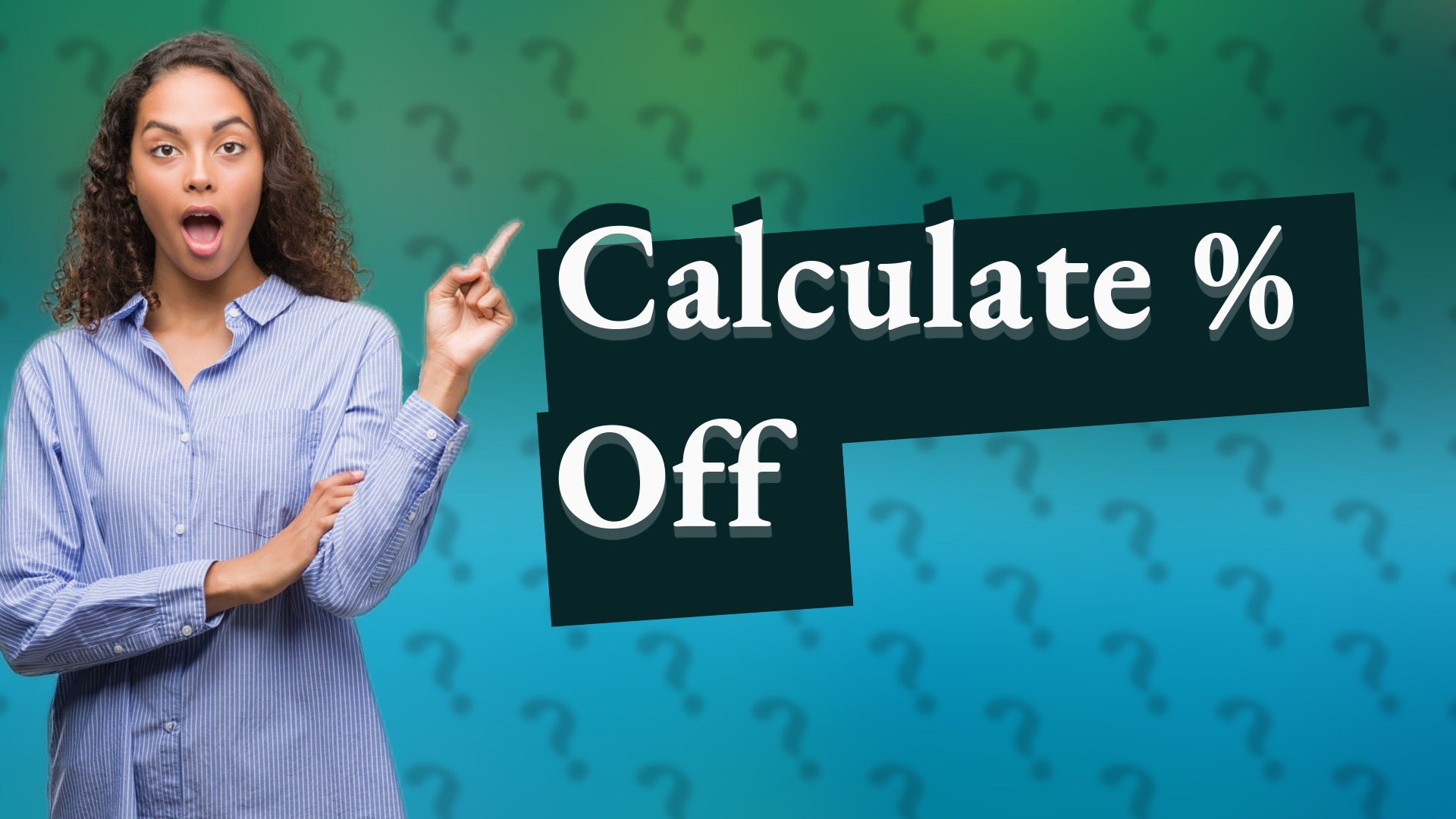 Calculate % Off