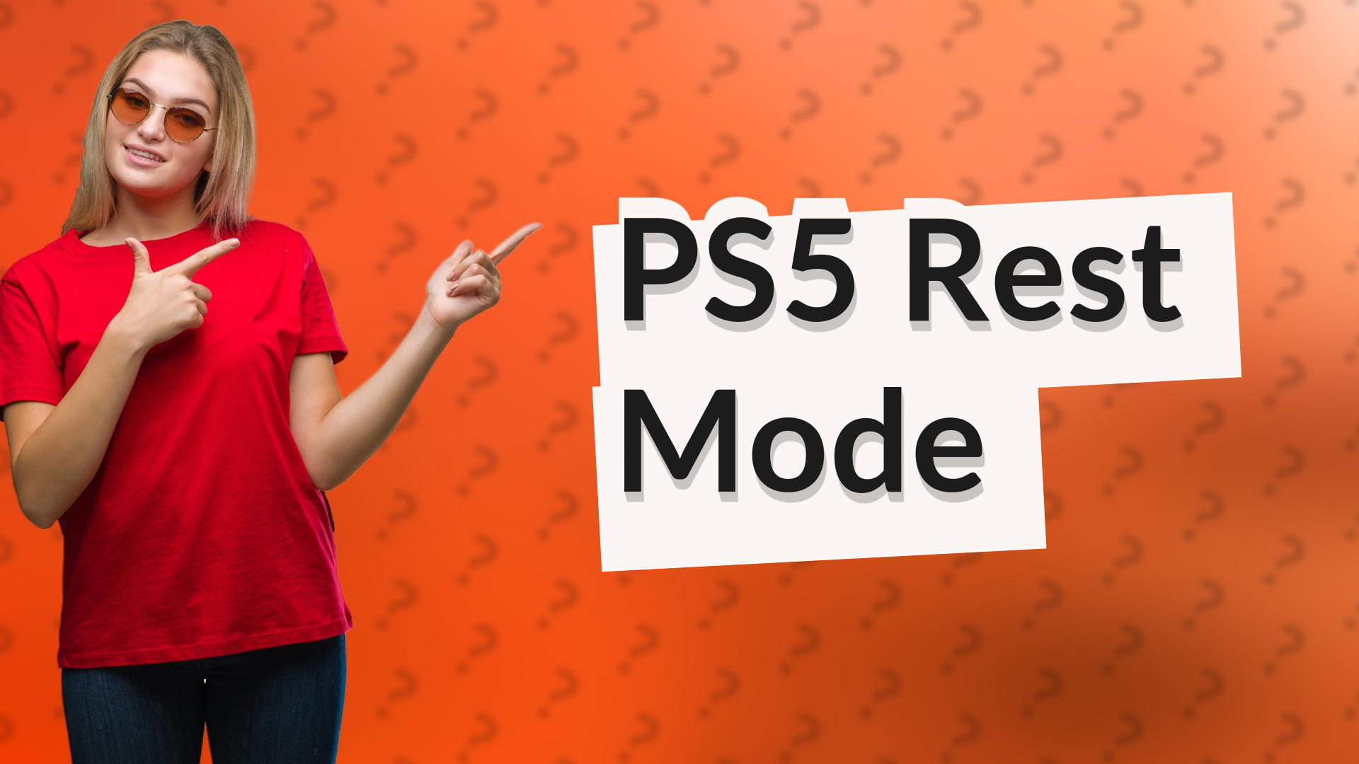 PS5 Rest Mode
