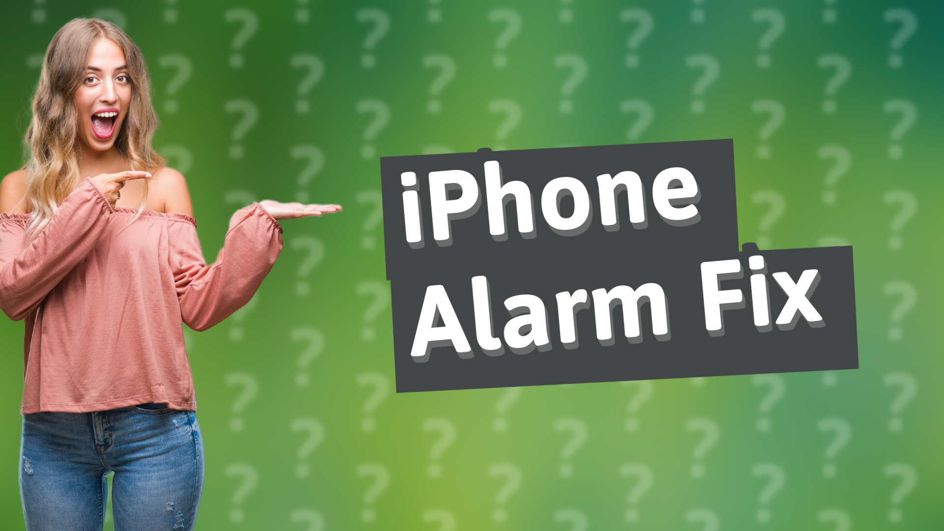 iPhone Alarm Fix