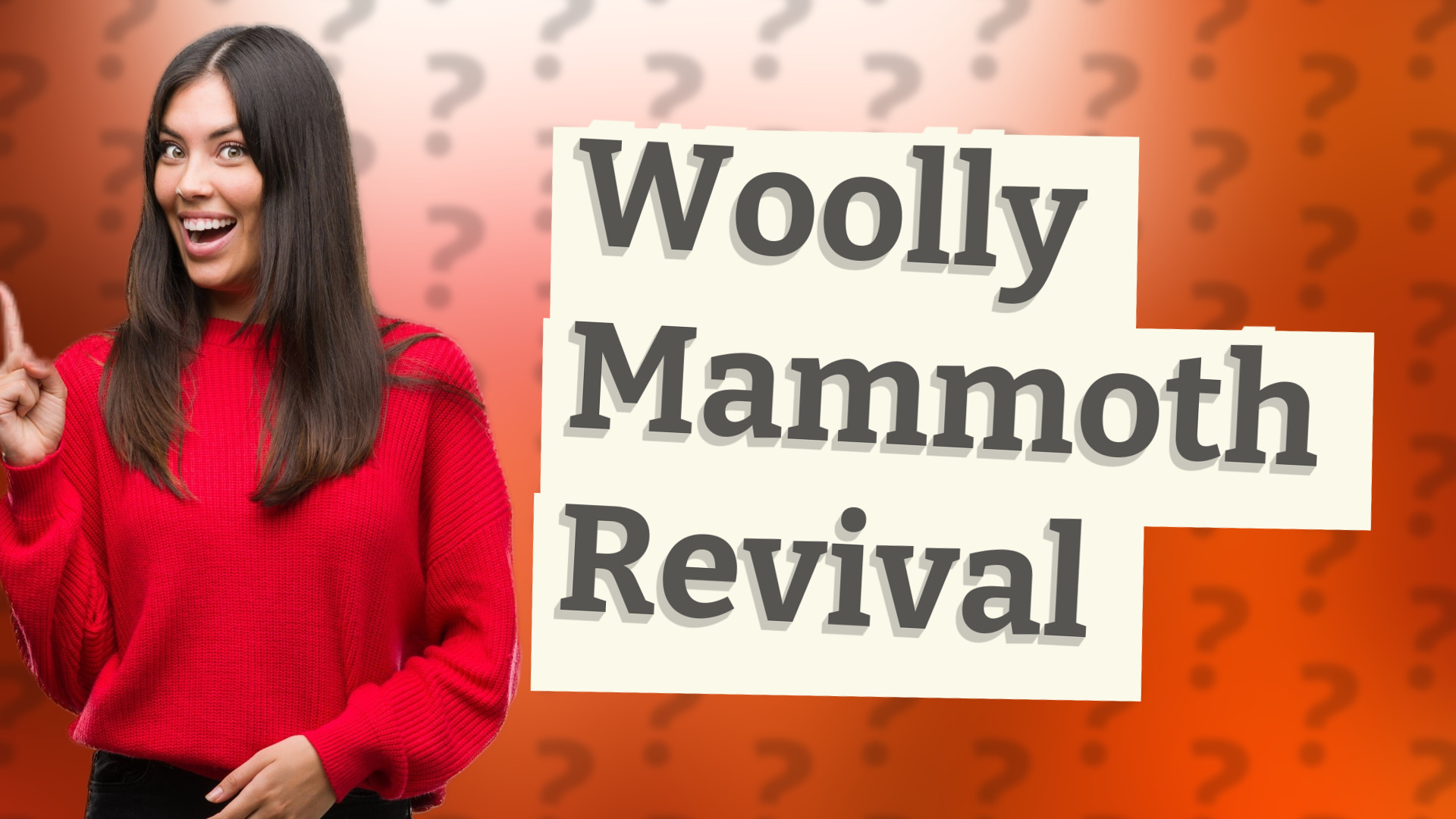 Woolly Mammoth Revival