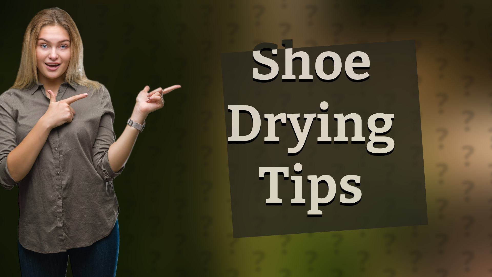 Shoe Drying Tips