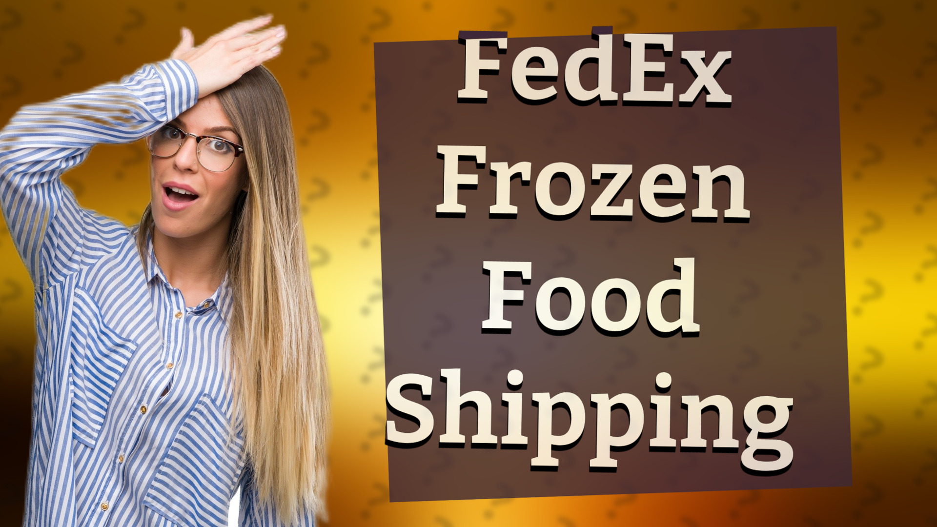 FedEx Frozen Food Shipping