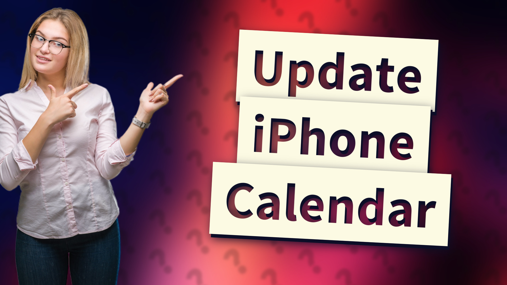Update iPhone Calendar