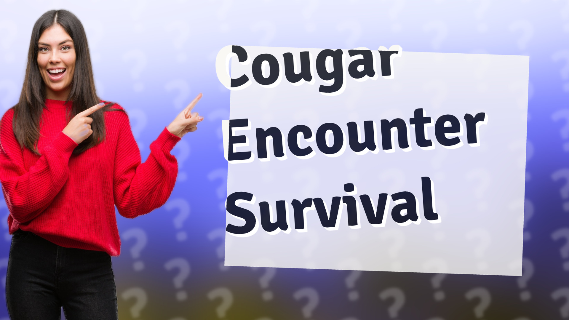 Cougar Encounter Survival