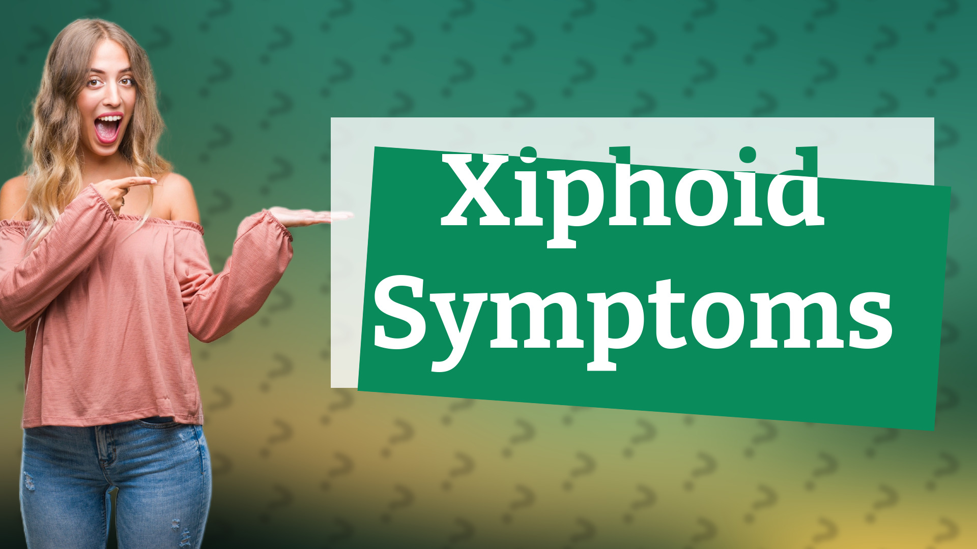 Xiphoid Symptoms