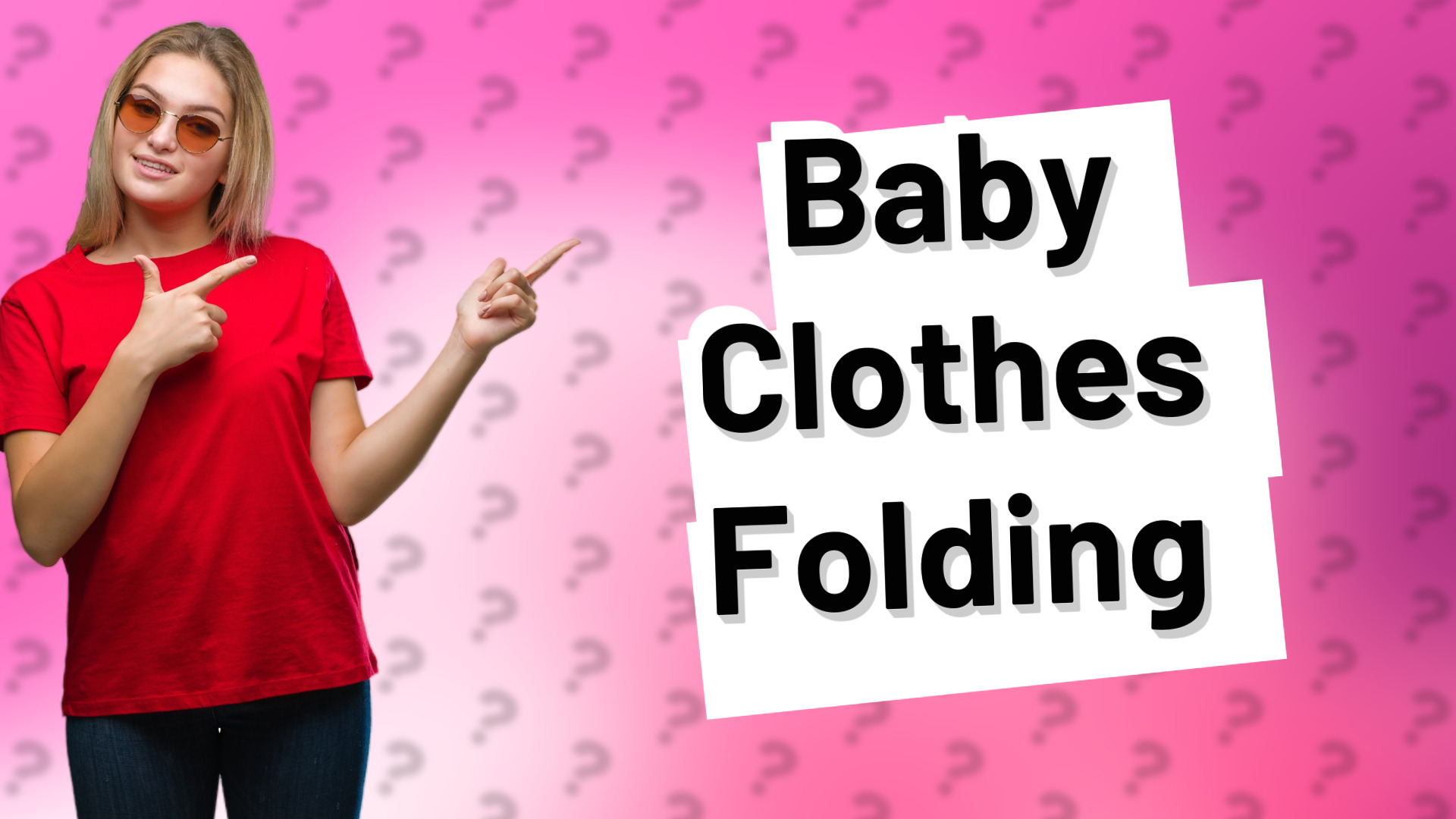 Baby Clothes Folding