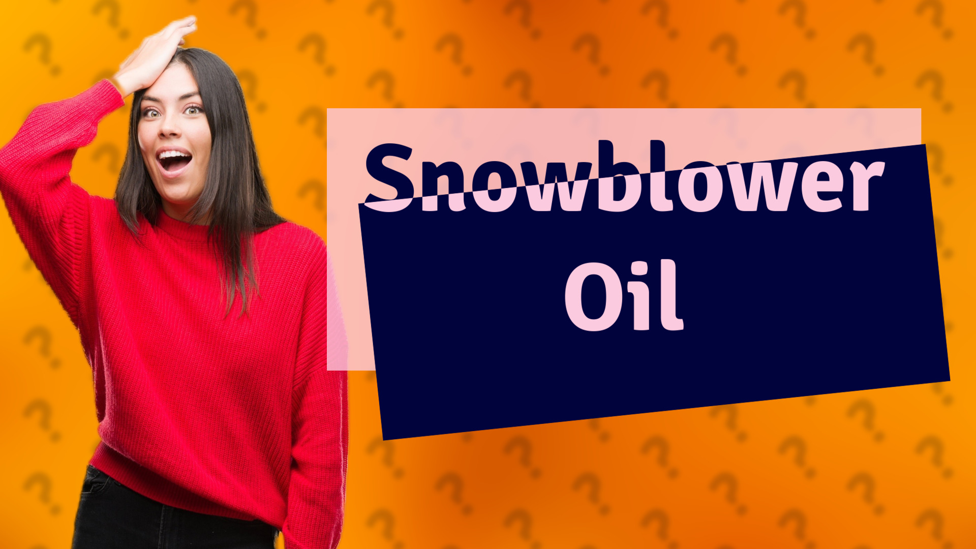 Snowblower Oil