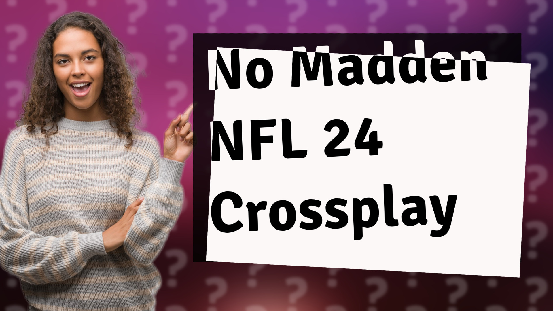 No Madden NFL 24 Crossplay