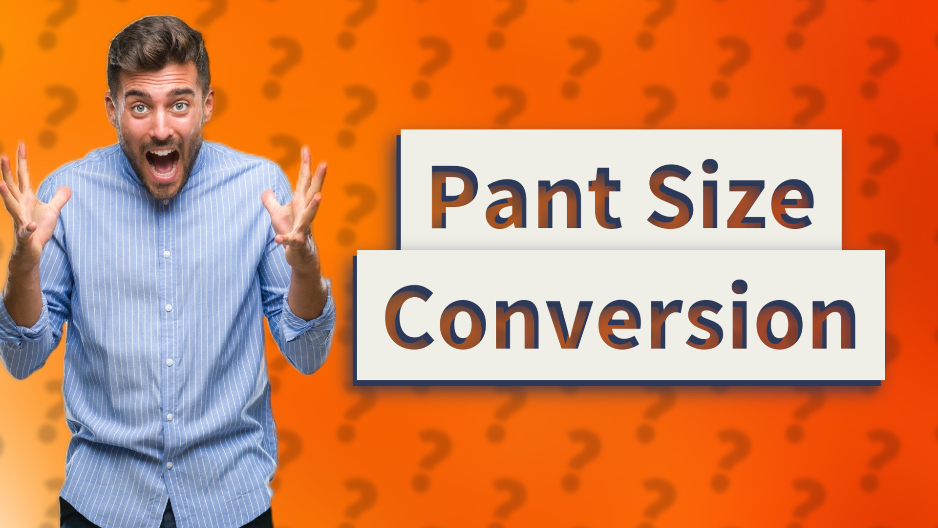 Pant Size Conversion