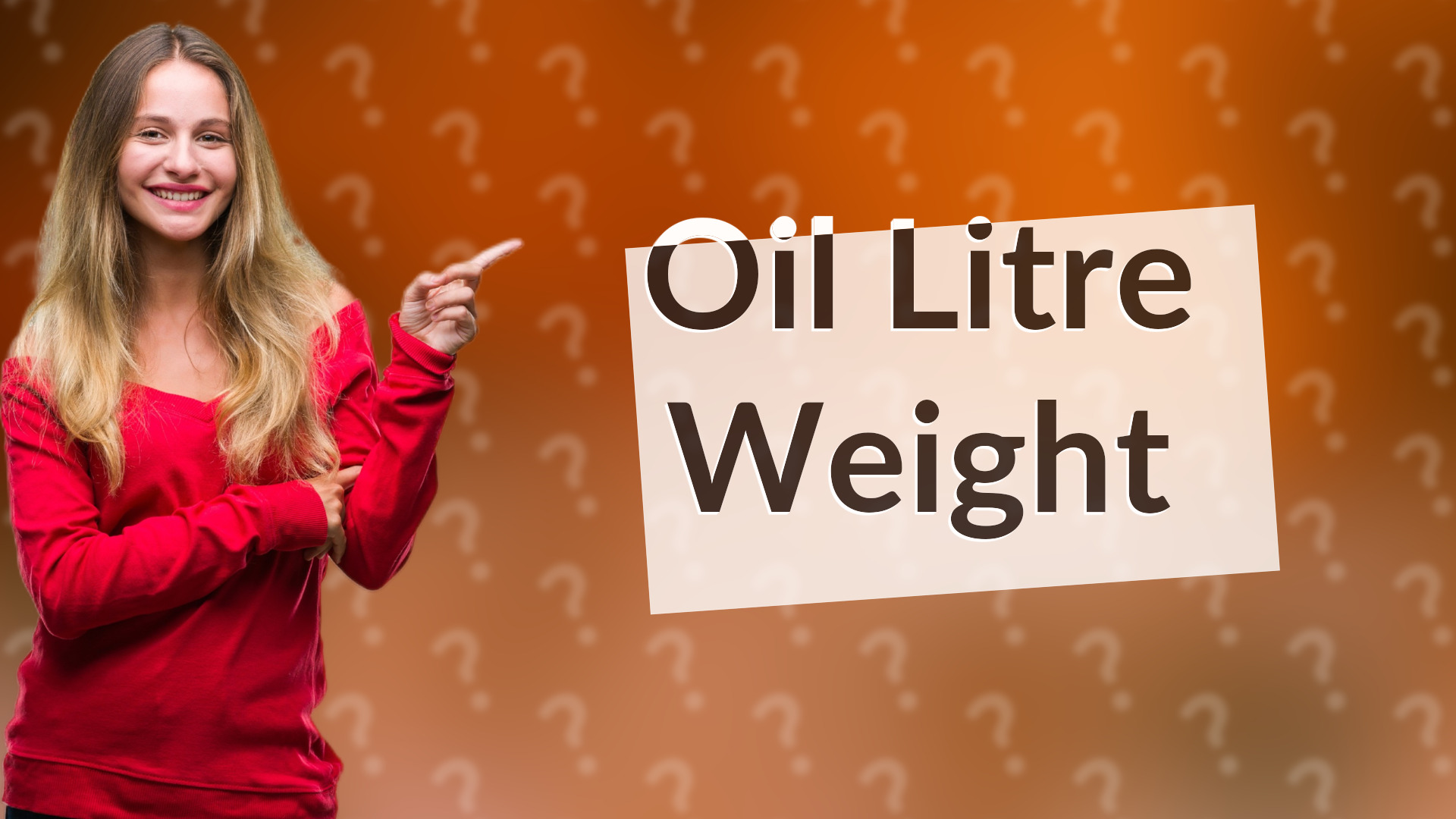 Oil Litre Weight