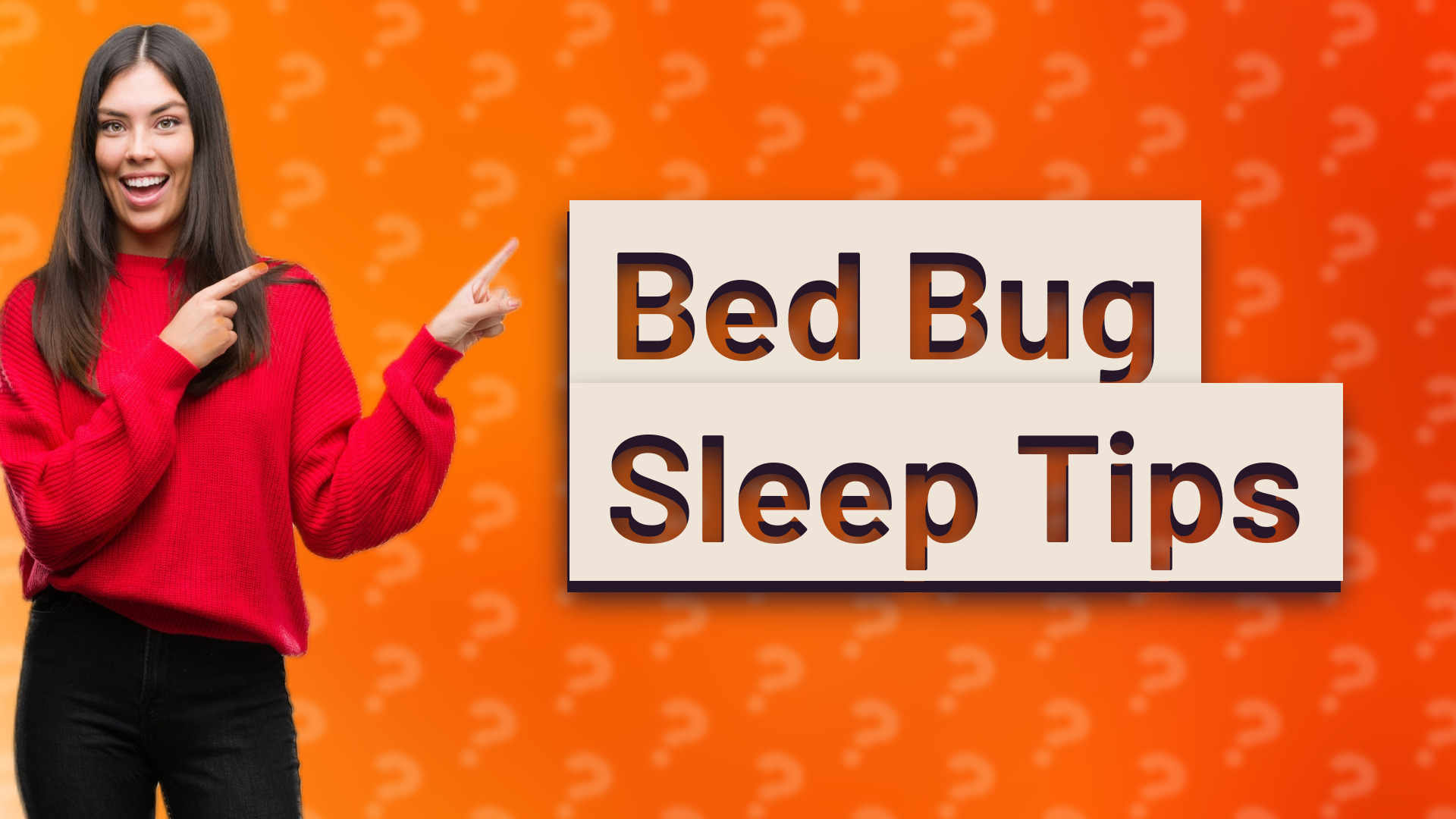 Bed Bug Sleep Tips
