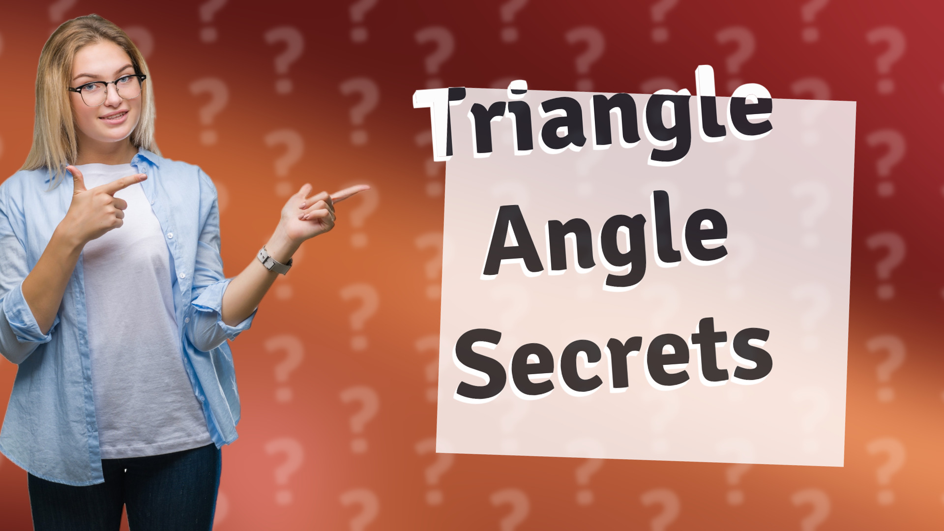 Triangle Angle Secrets