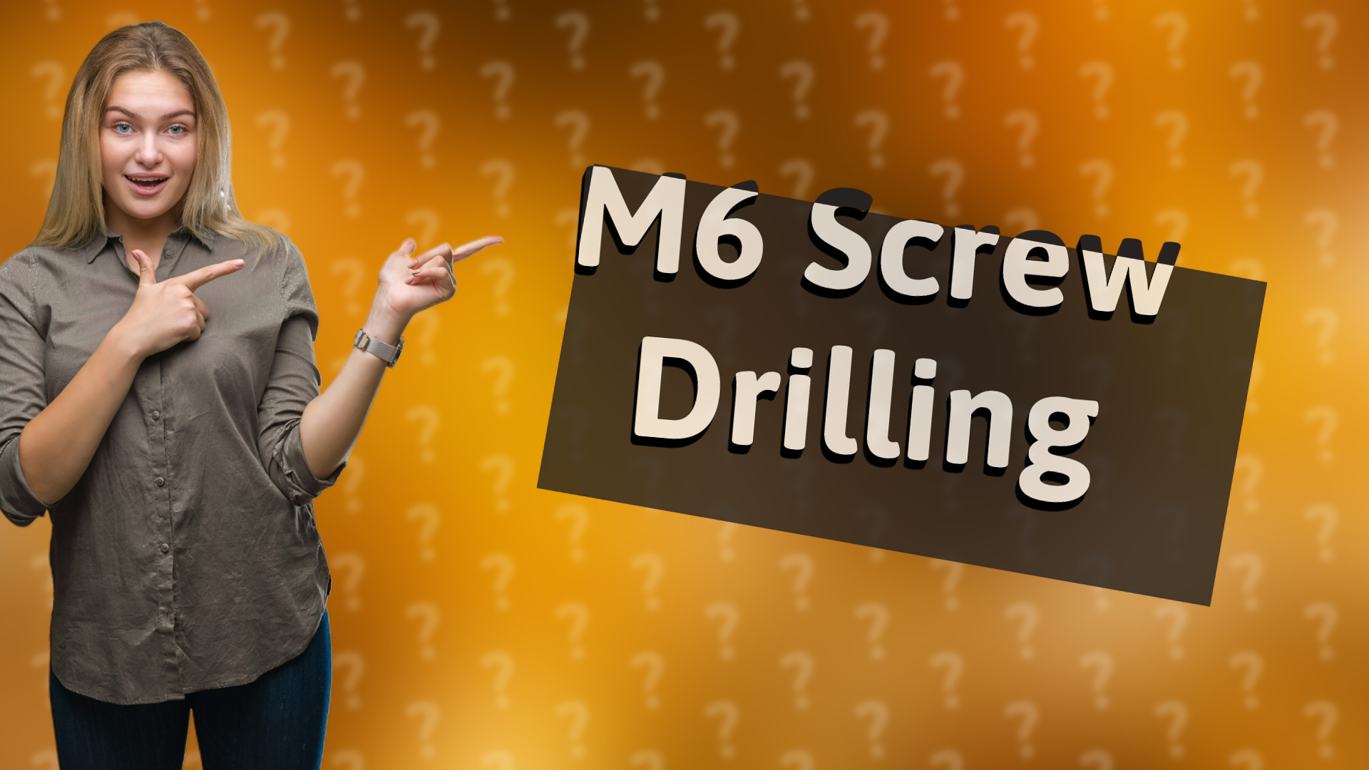M6 Screw Drilling
