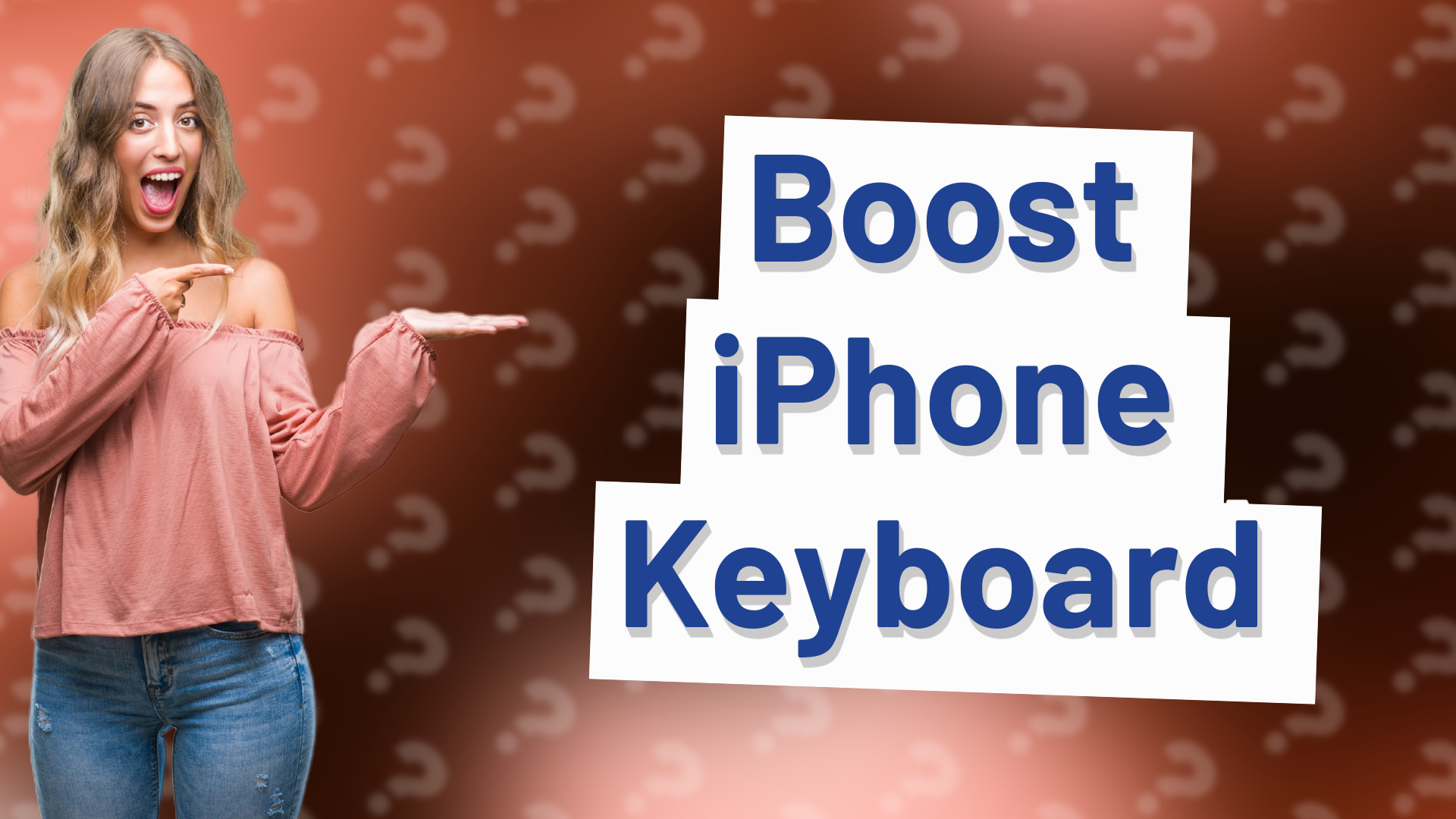 Boost iPhone Keyboard