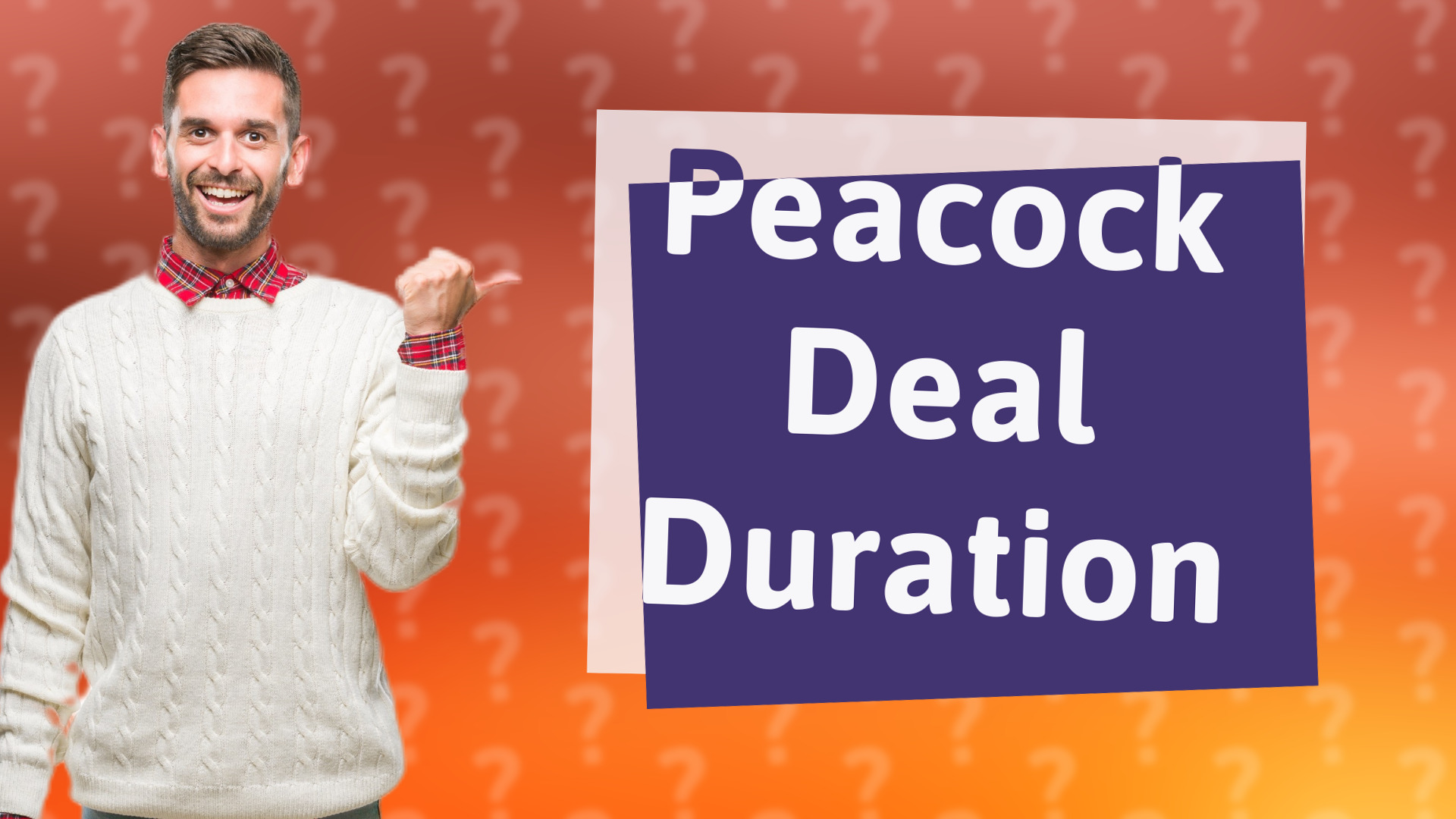 Peacock Deal Duration