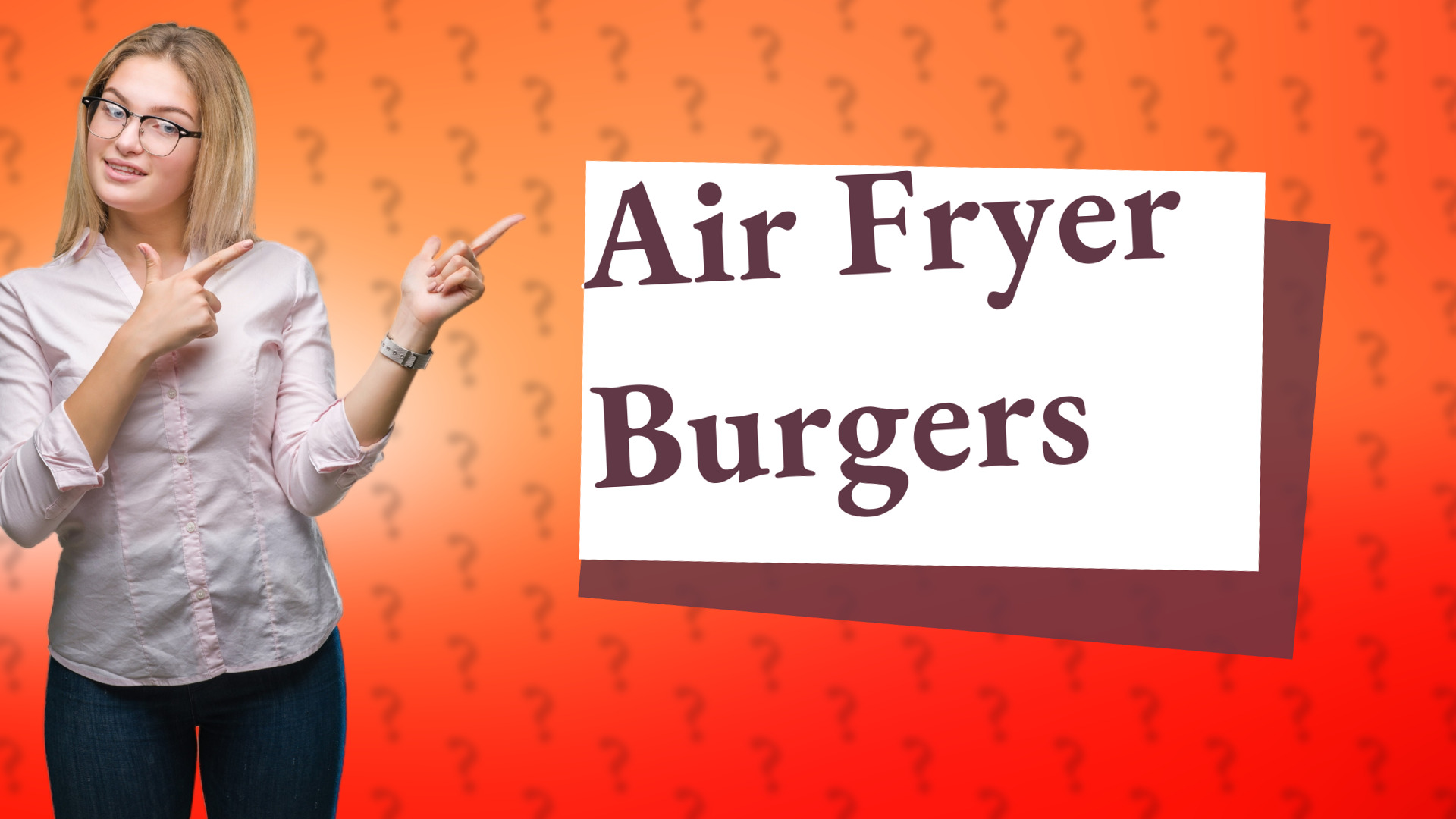 Air Fryer Burgers