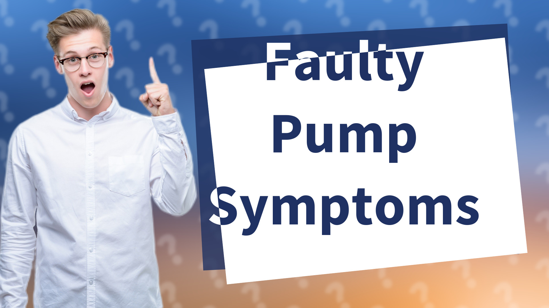 Faulty Pump Symptoms