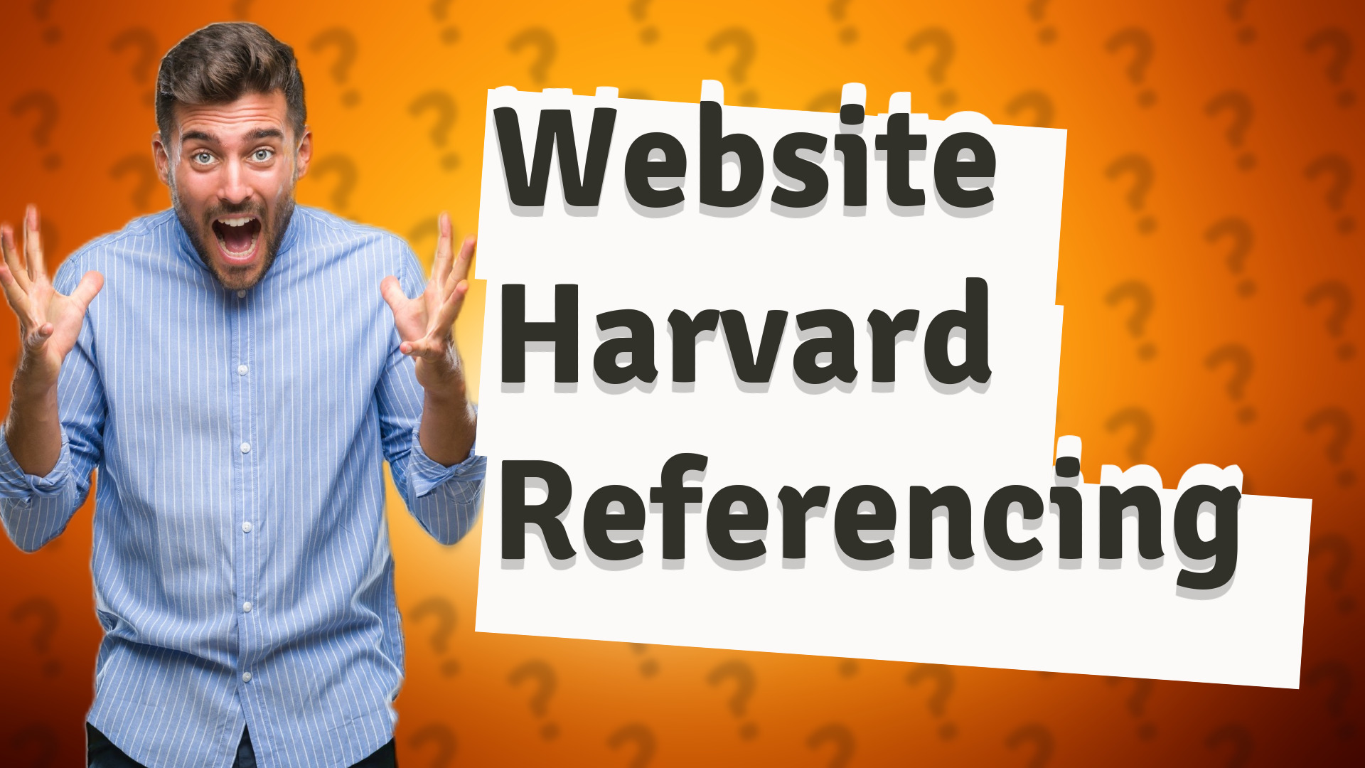 Website Harvard Referencing