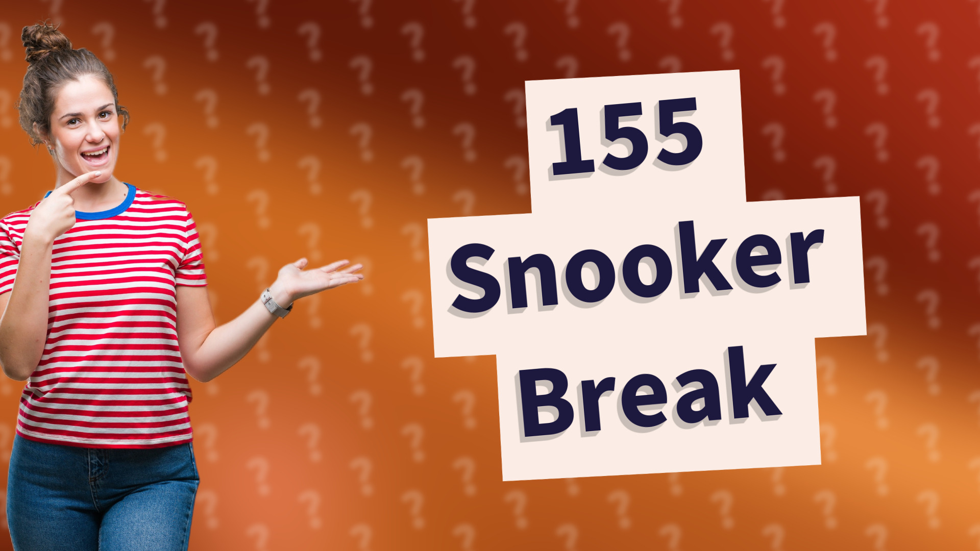 155 Snooker Break