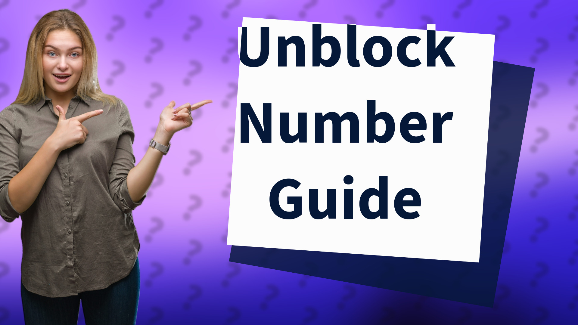 Unblock Number Guide