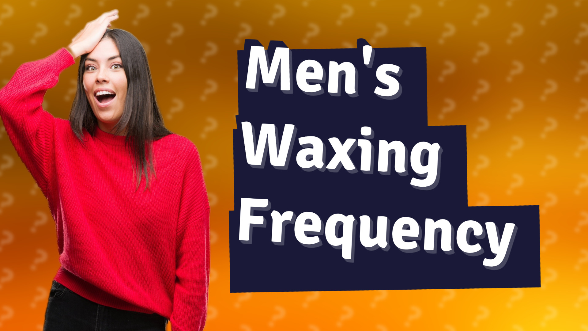 Men's Waxing Frequency