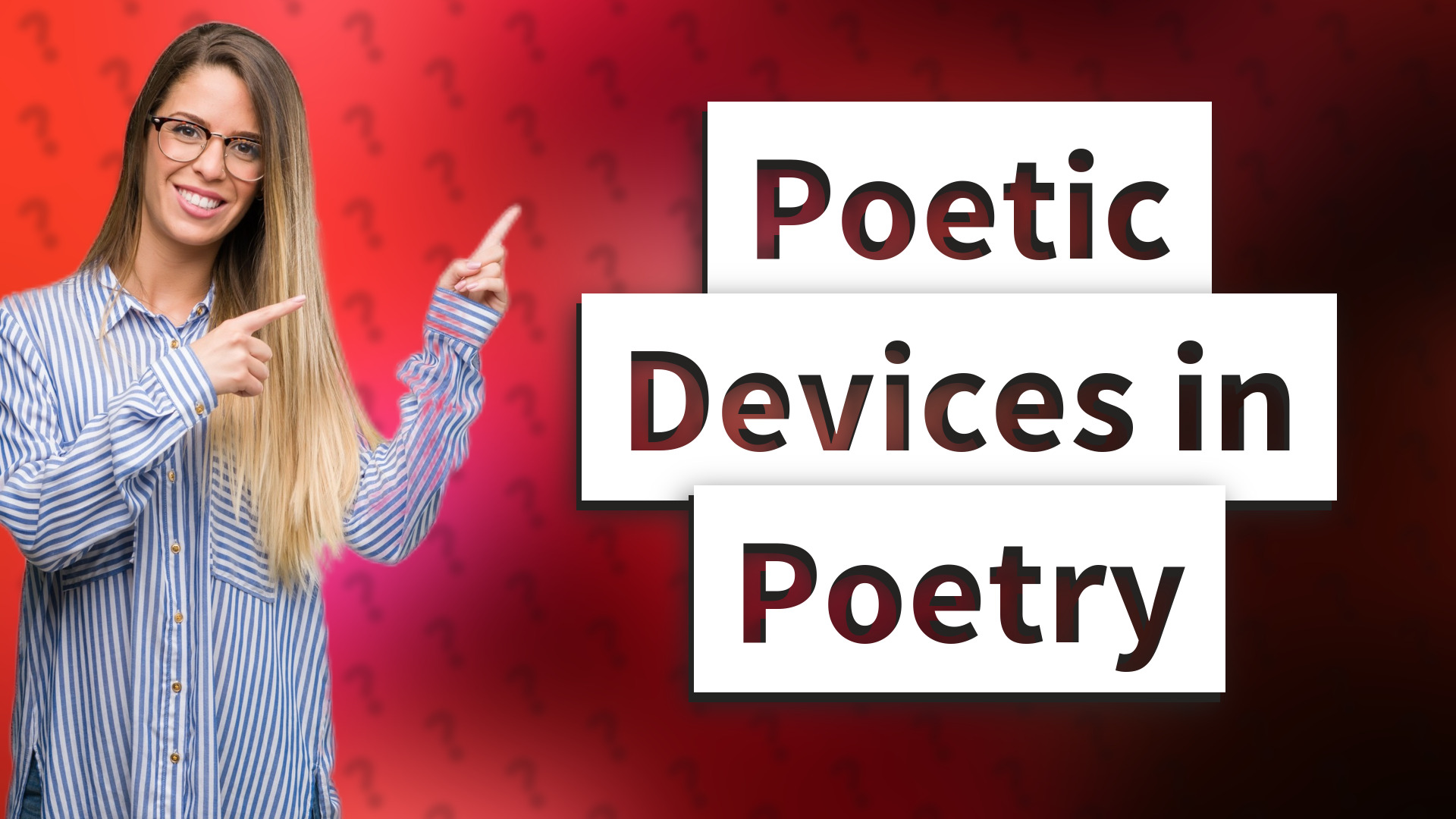 Poetic Devices in Poetry