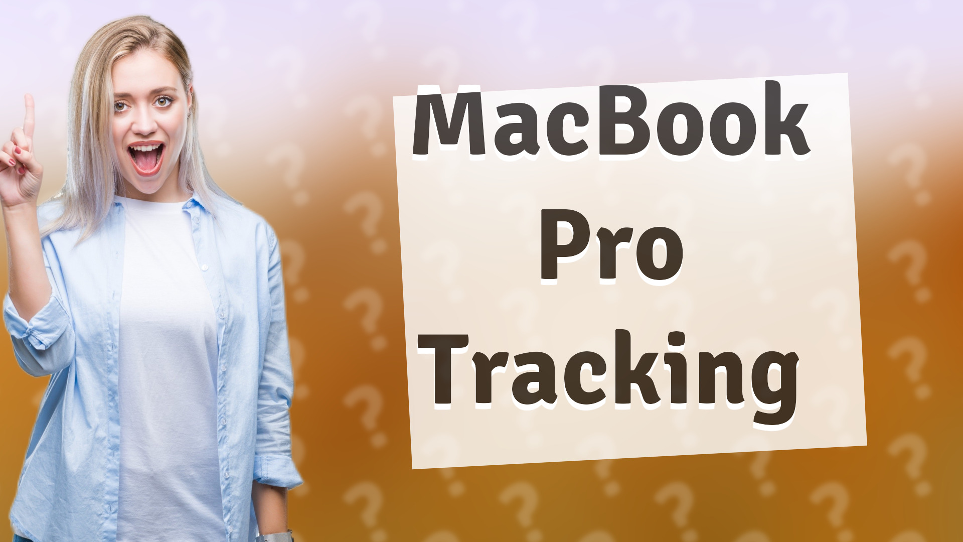 MacBook Pro Tracking