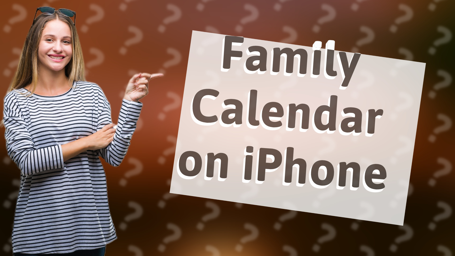 Family Calendar on iPhone
