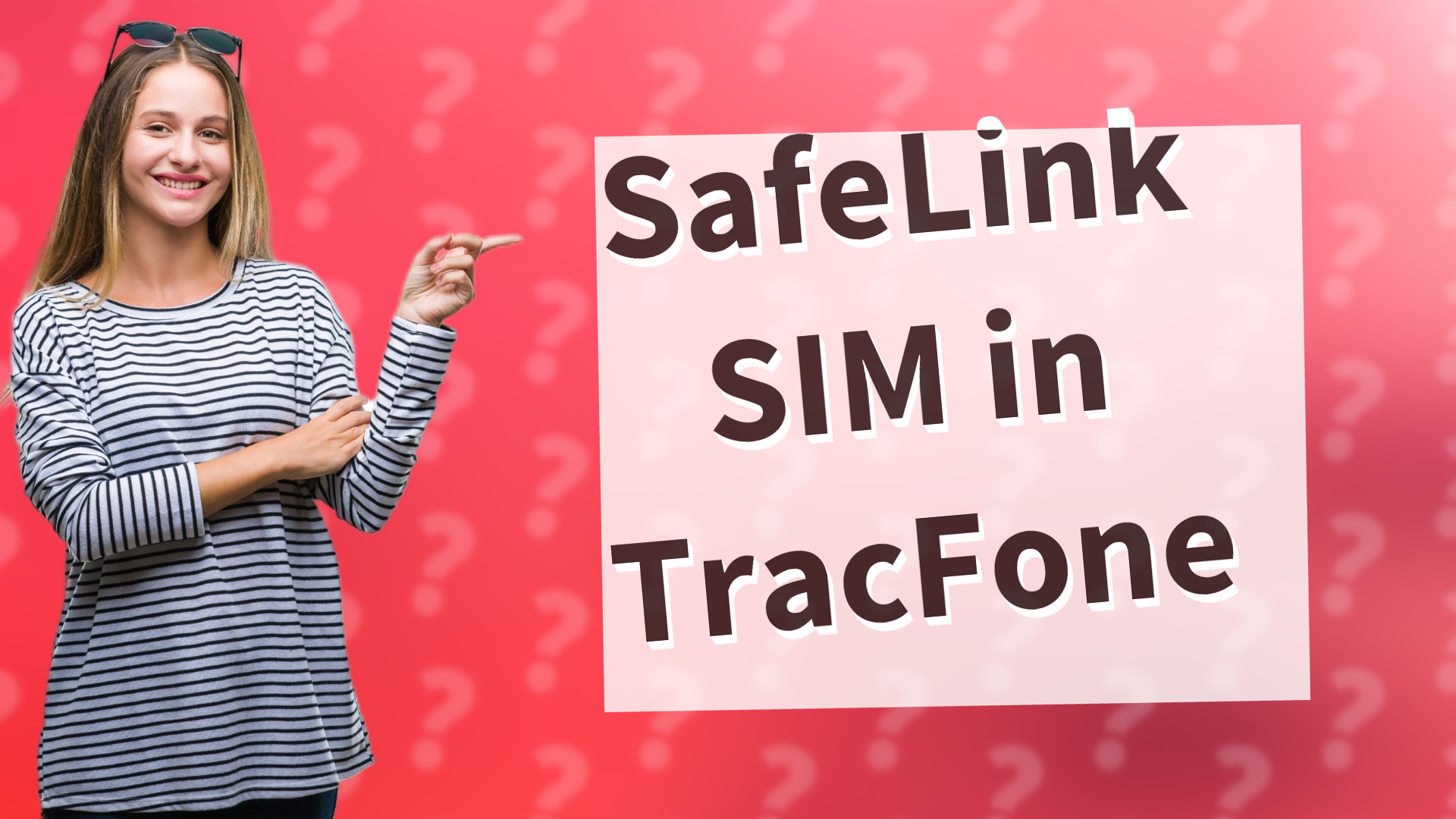 SafeLink SIM in TracFone