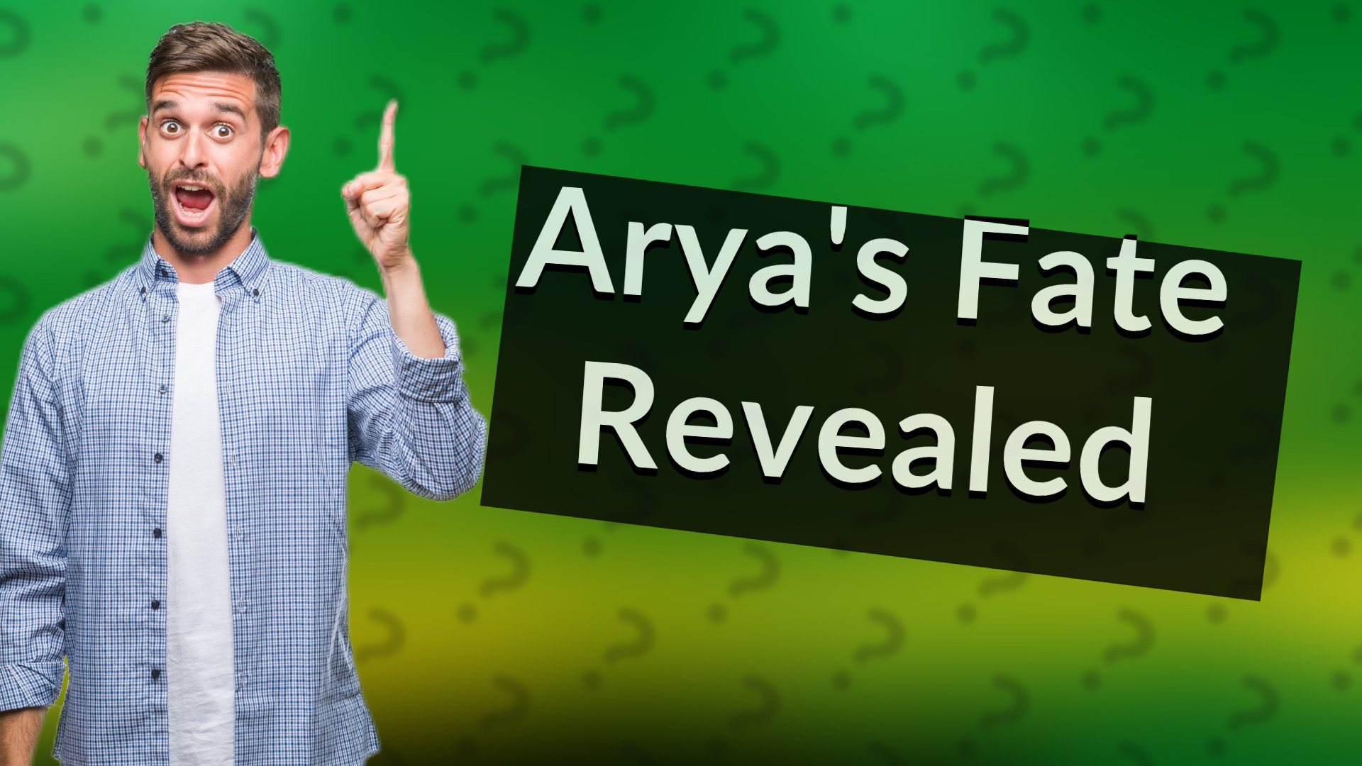 Arya's Fate Revealed