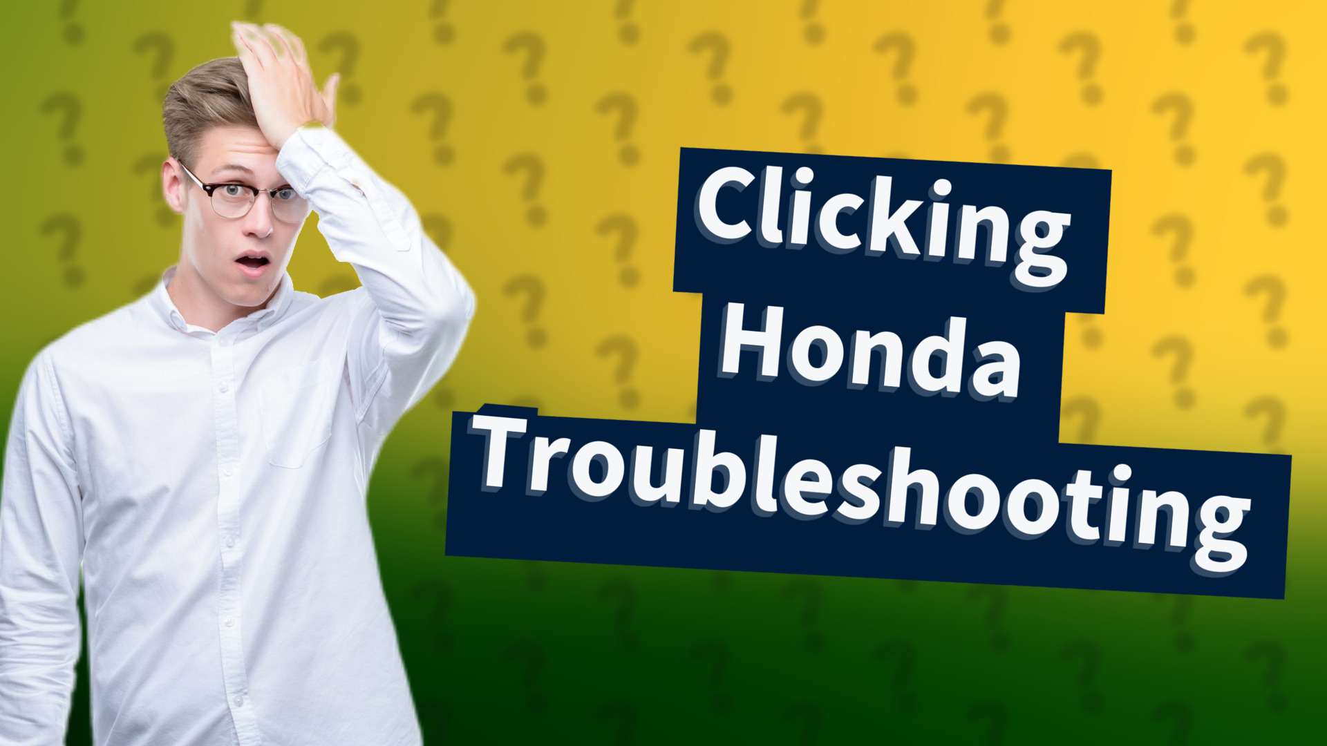 Clicking Honda Troubleshooting