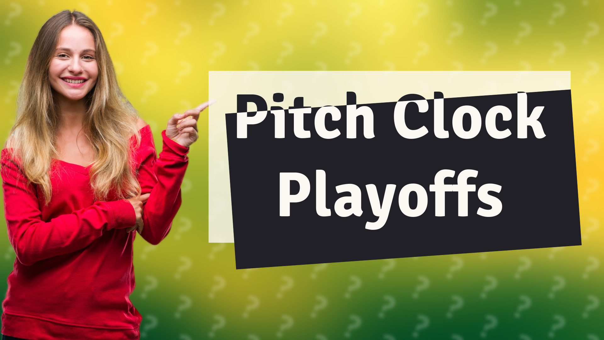 Pitch Clock Playoffs