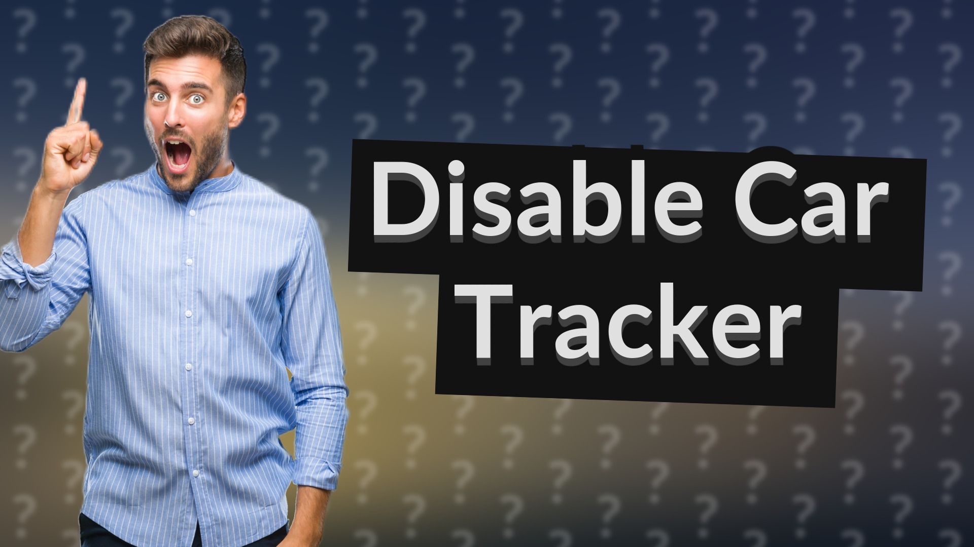 Disable Car Tracker