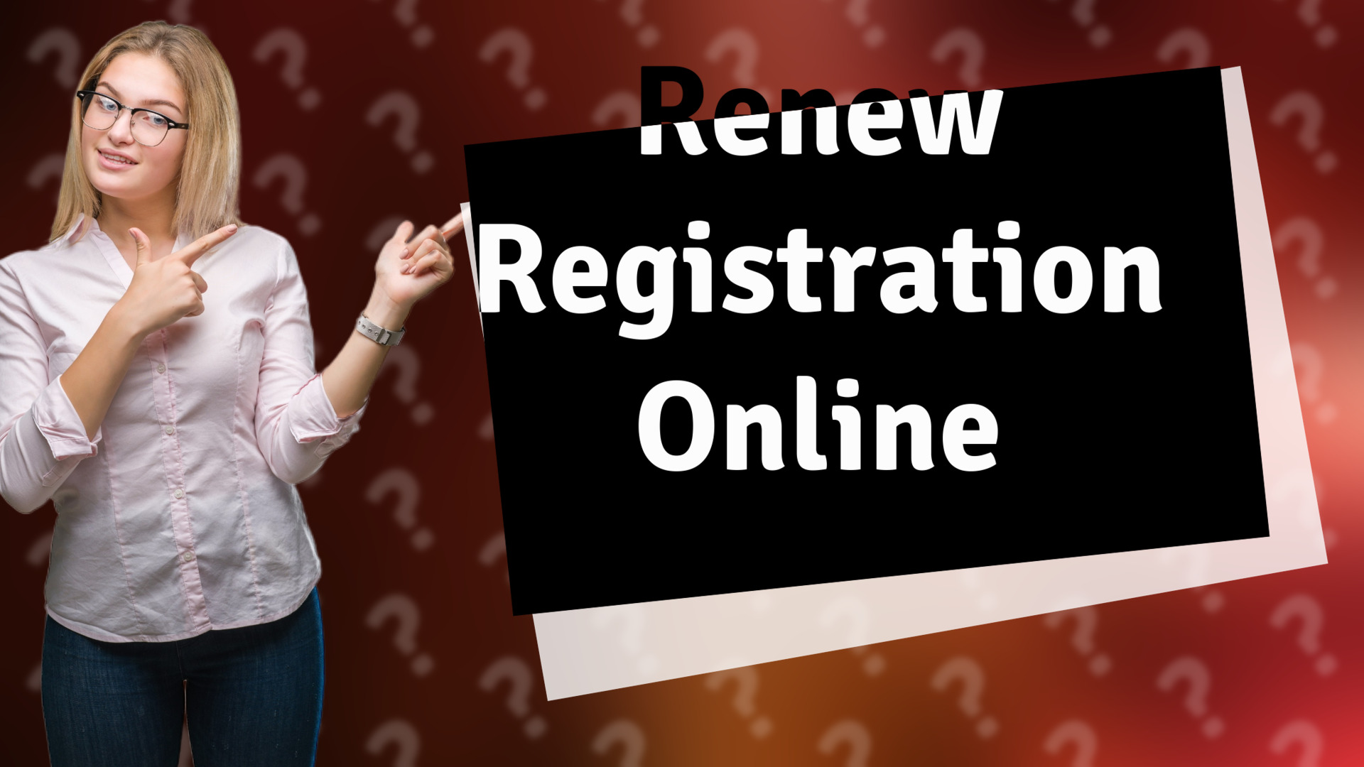 Renew Registration Online
