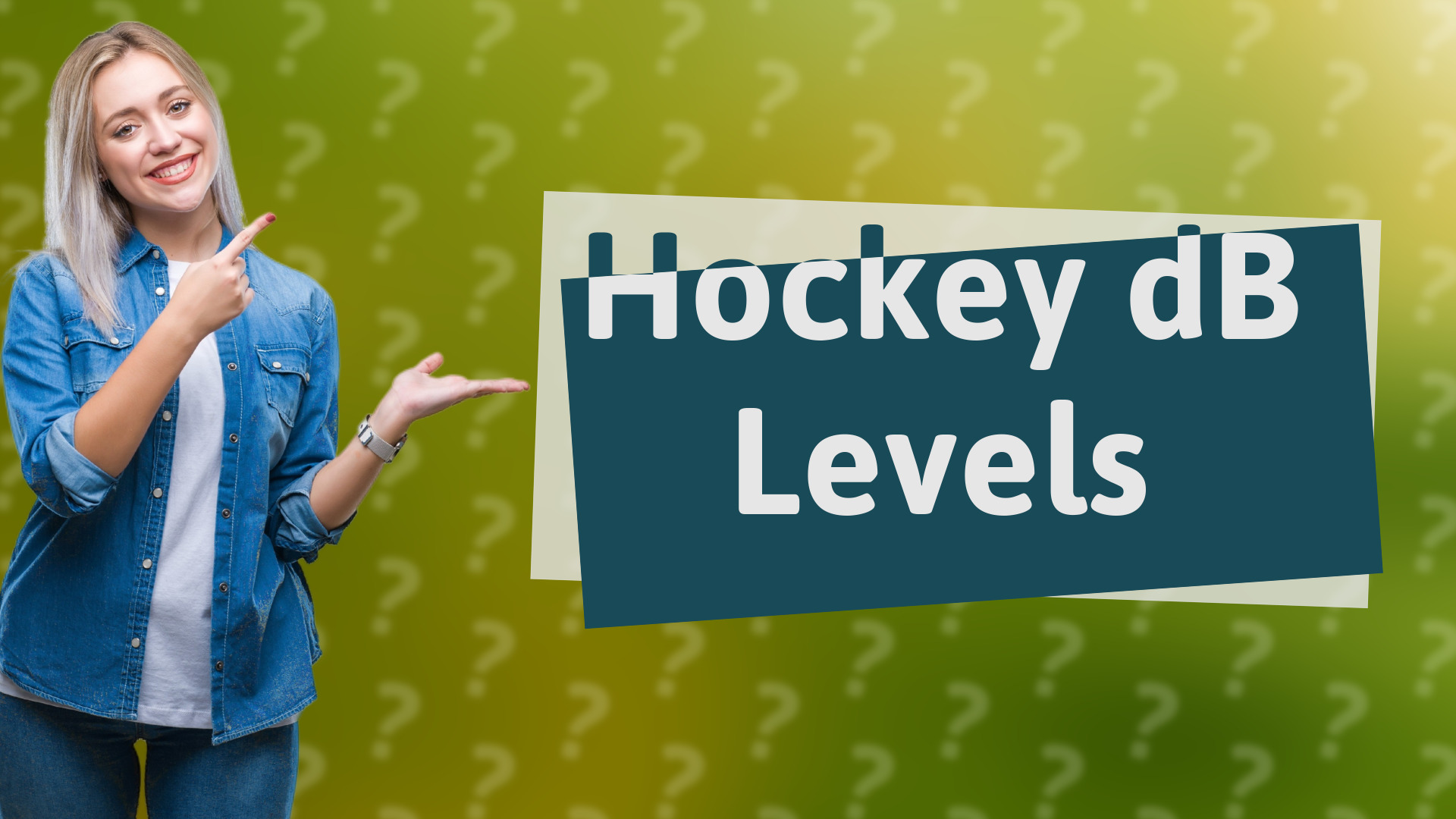 Hockey dB Levels