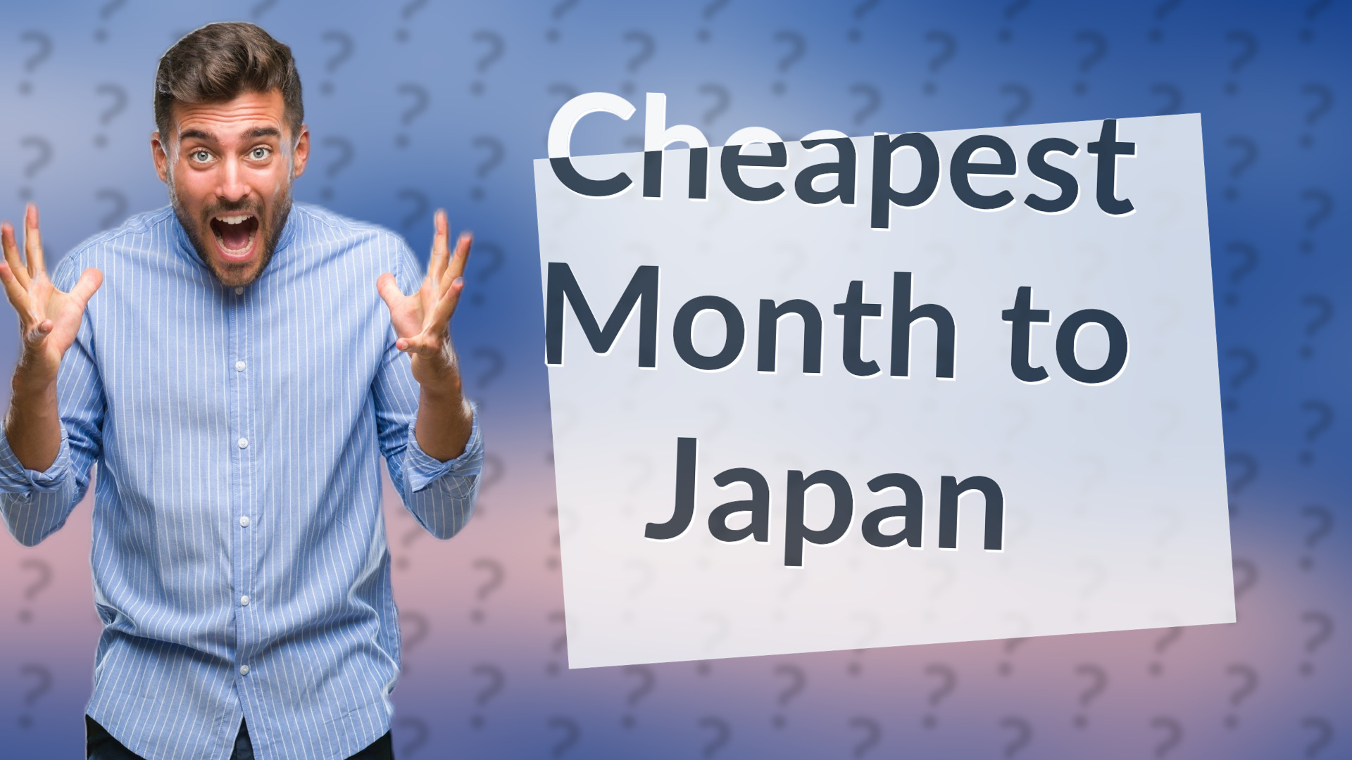 Cheapest Month to Japan