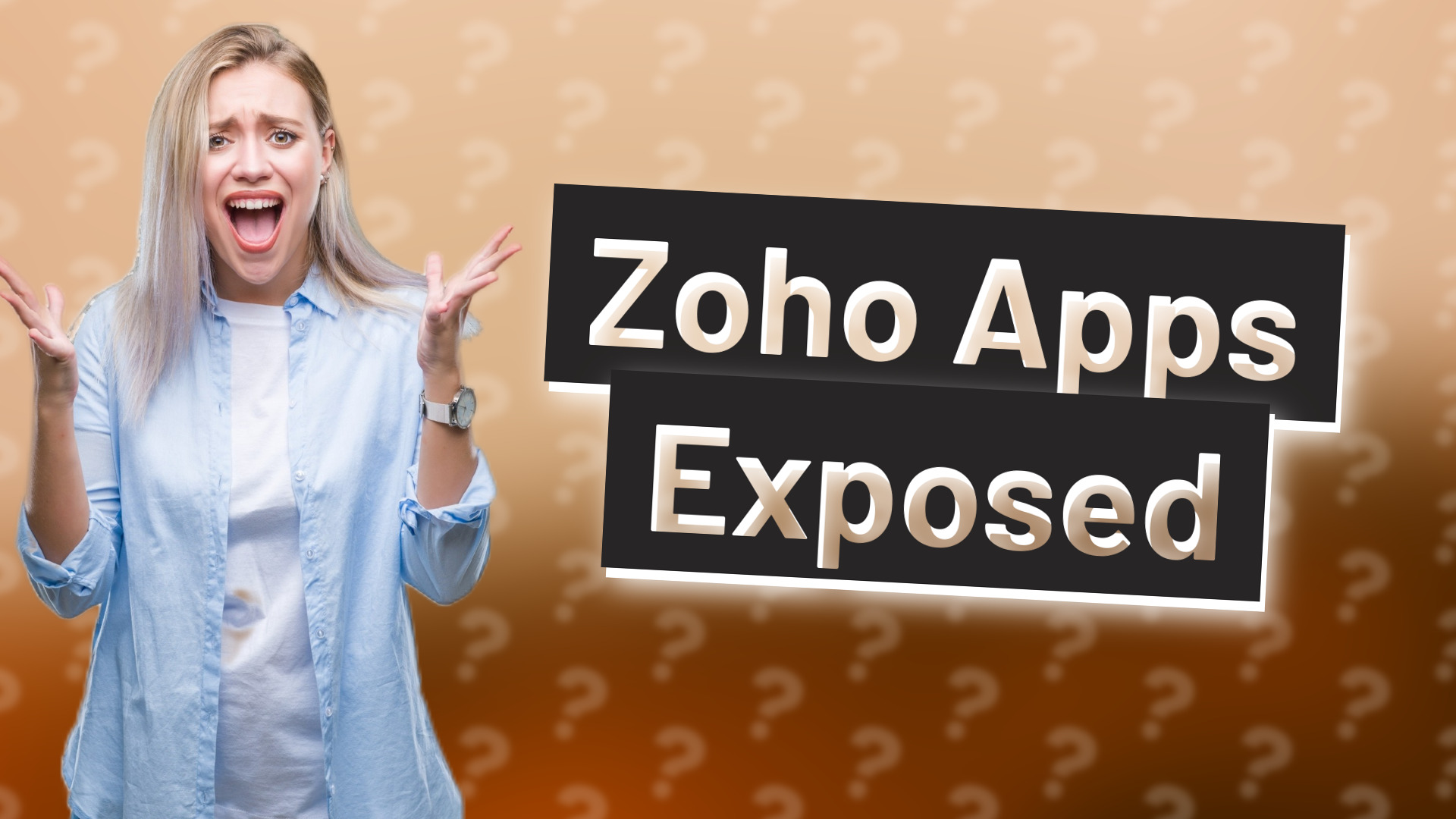 Zoho Apps Exposed